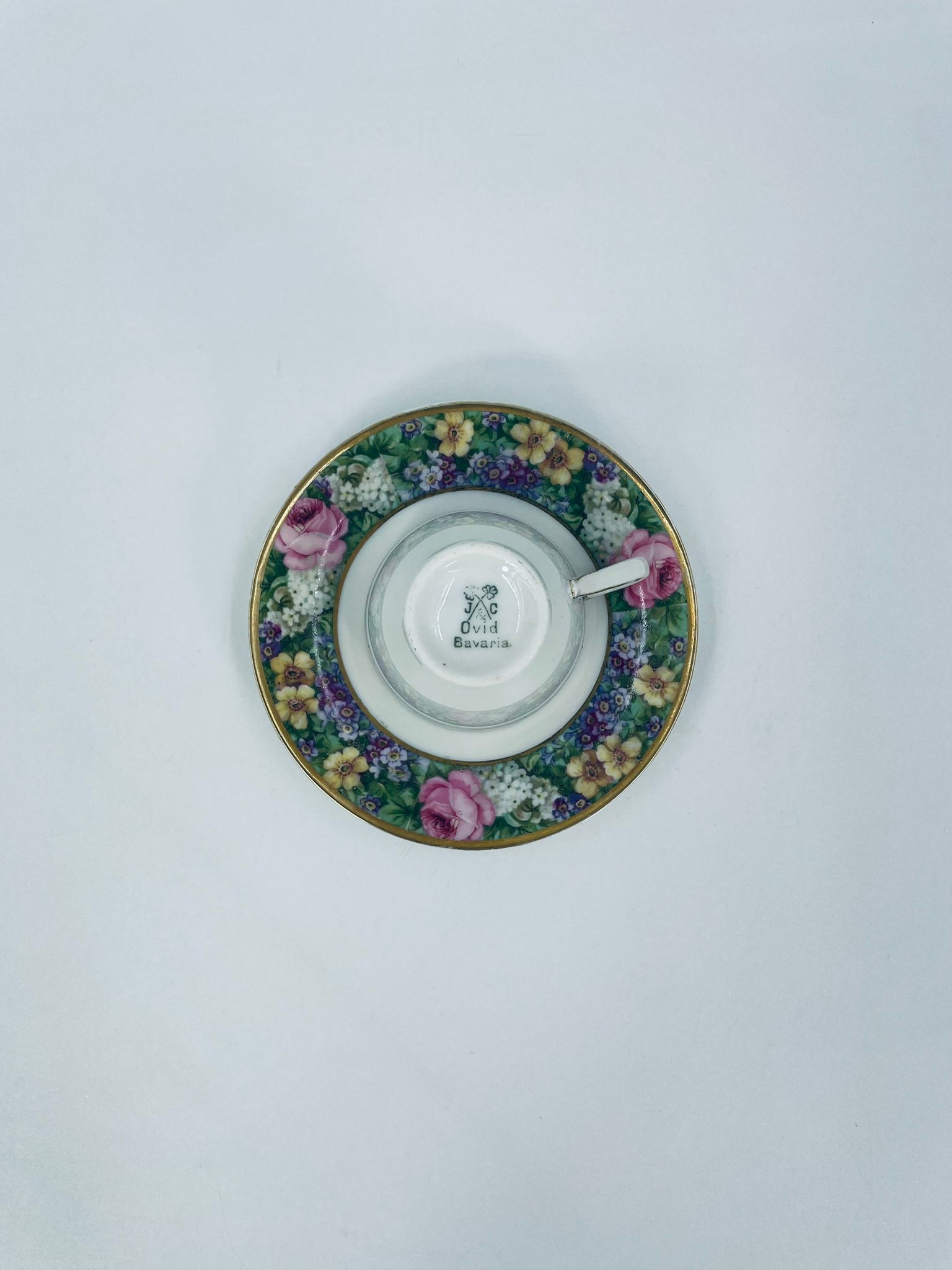 Zestaw śniadaniowy Filiżanka kolekcjonerska przedwojenna Jaeger&Co Bavaria - Image 10