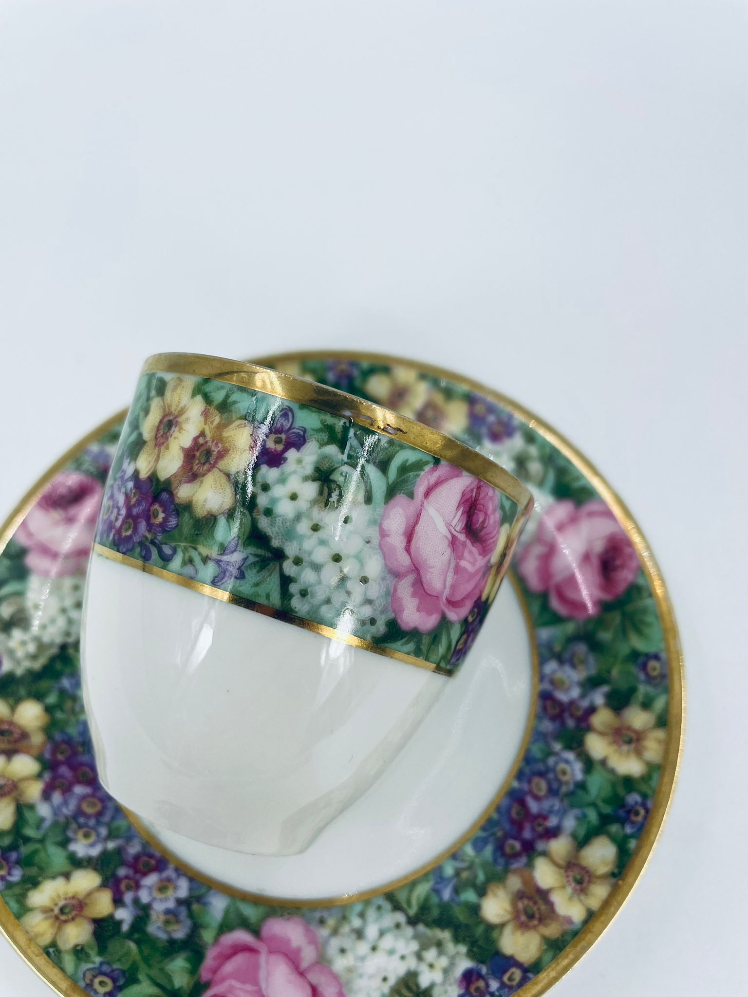 Zestaw śniadaniowy Filiżanka kolekcjonerska przedwojenna Jaeger&Co Bavaria - Image 7