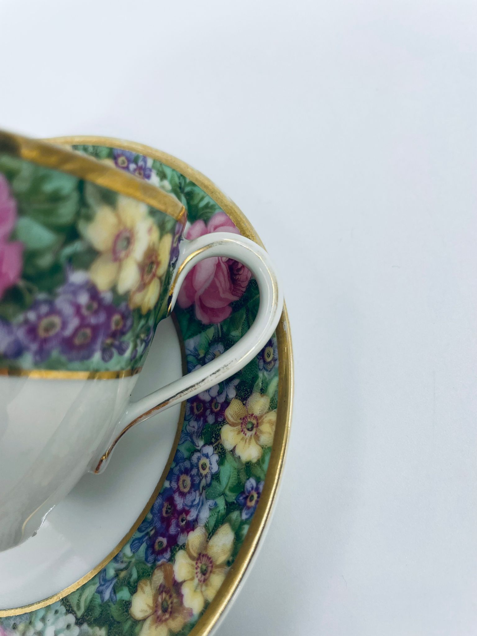 Zestaw śniadaniowy Filiżanka kolekcjonerska przedwojenna Jaeger&Co Bavaria - Image 5