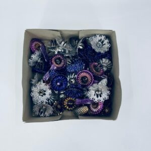 Old Christmas tree clips for candles from the Polish People's Republic