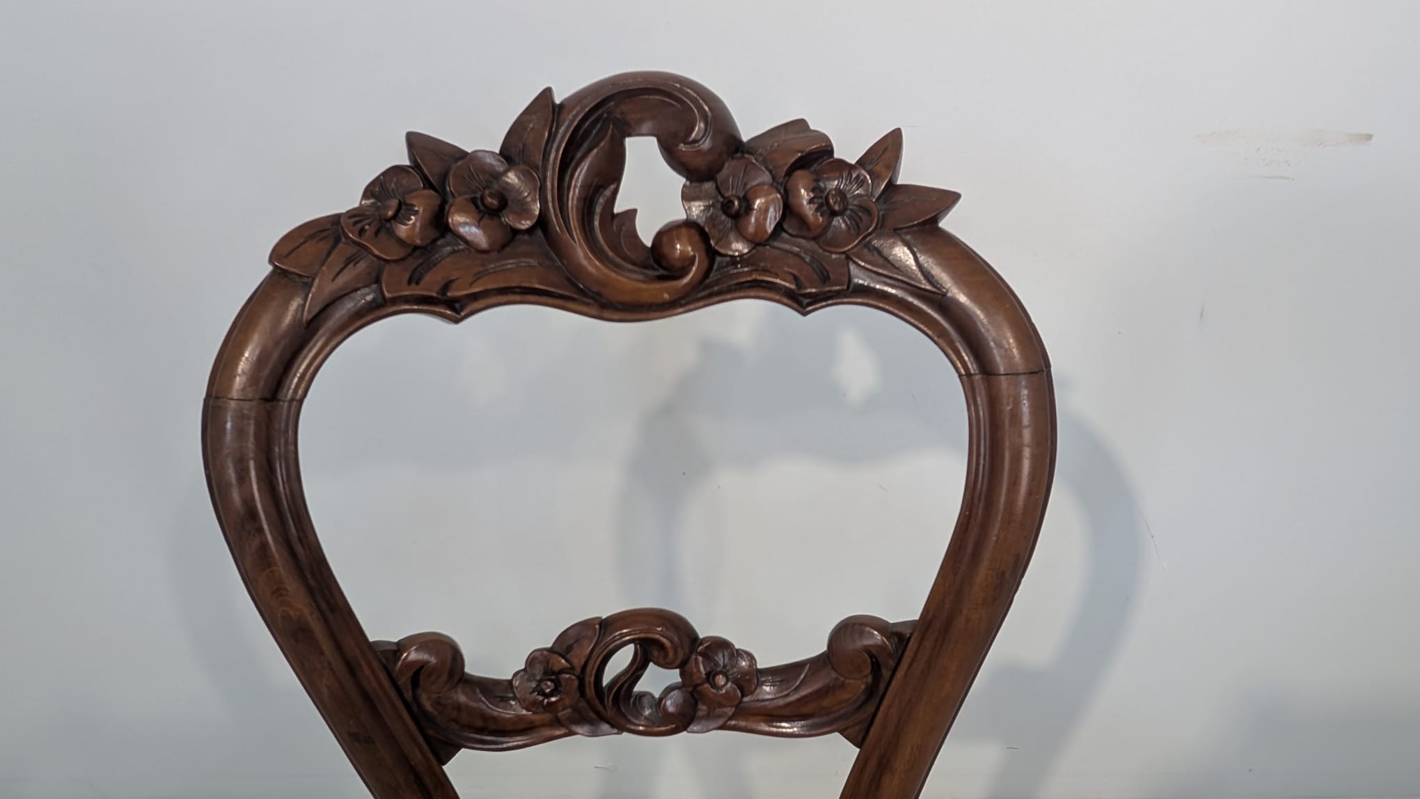 Krzesło Ludwik Philip z połowy XIX wieku na sprężynach palisander - obrazek 10