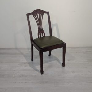 Stylish mahogany chair in English style