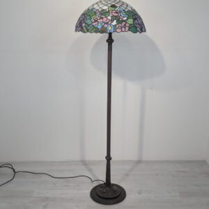 Tiffany stained glass floor lamp"