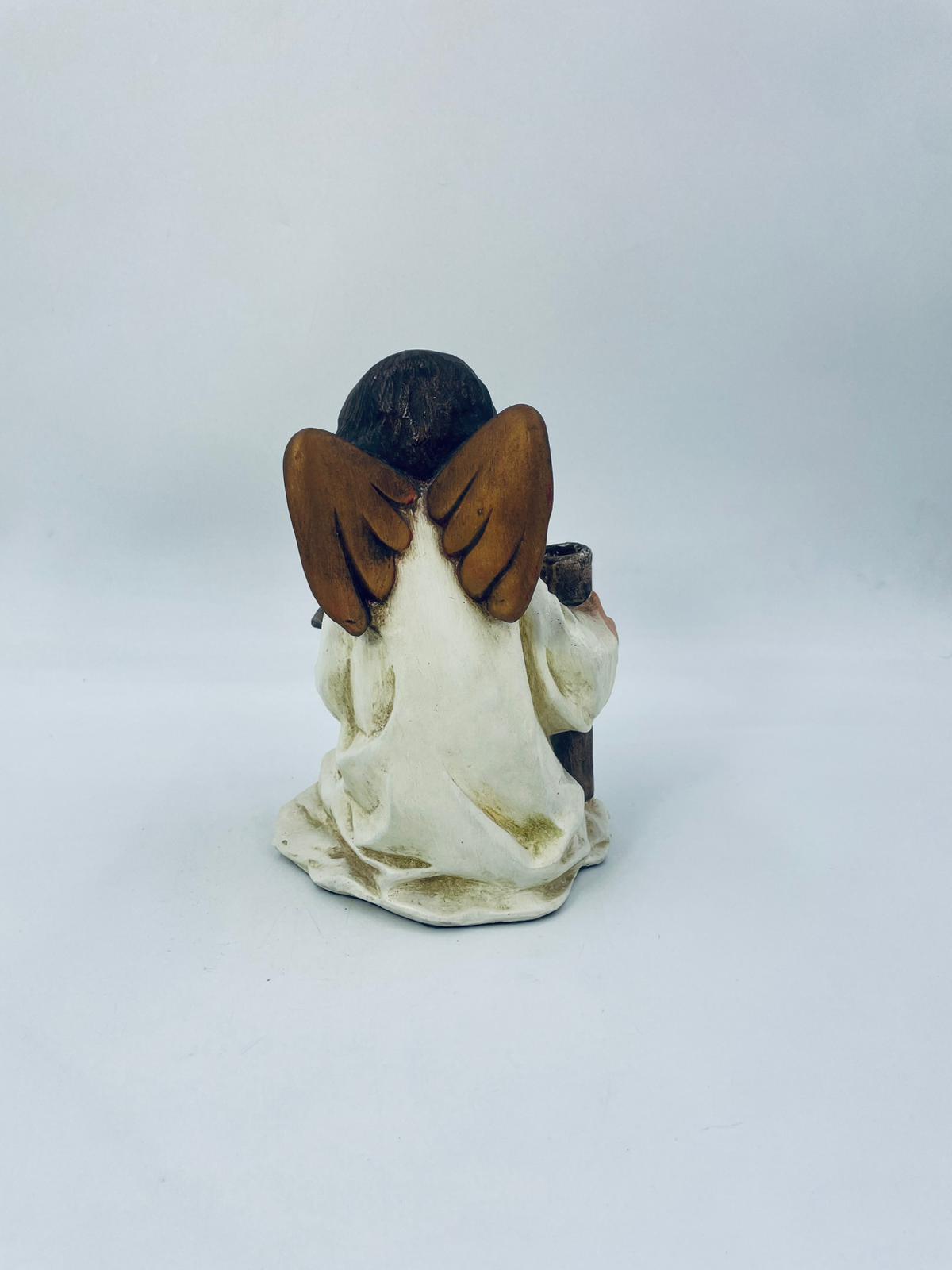 Zabytkowa figurka kolekcjonerska, świecznik Achatit - obrazek 6