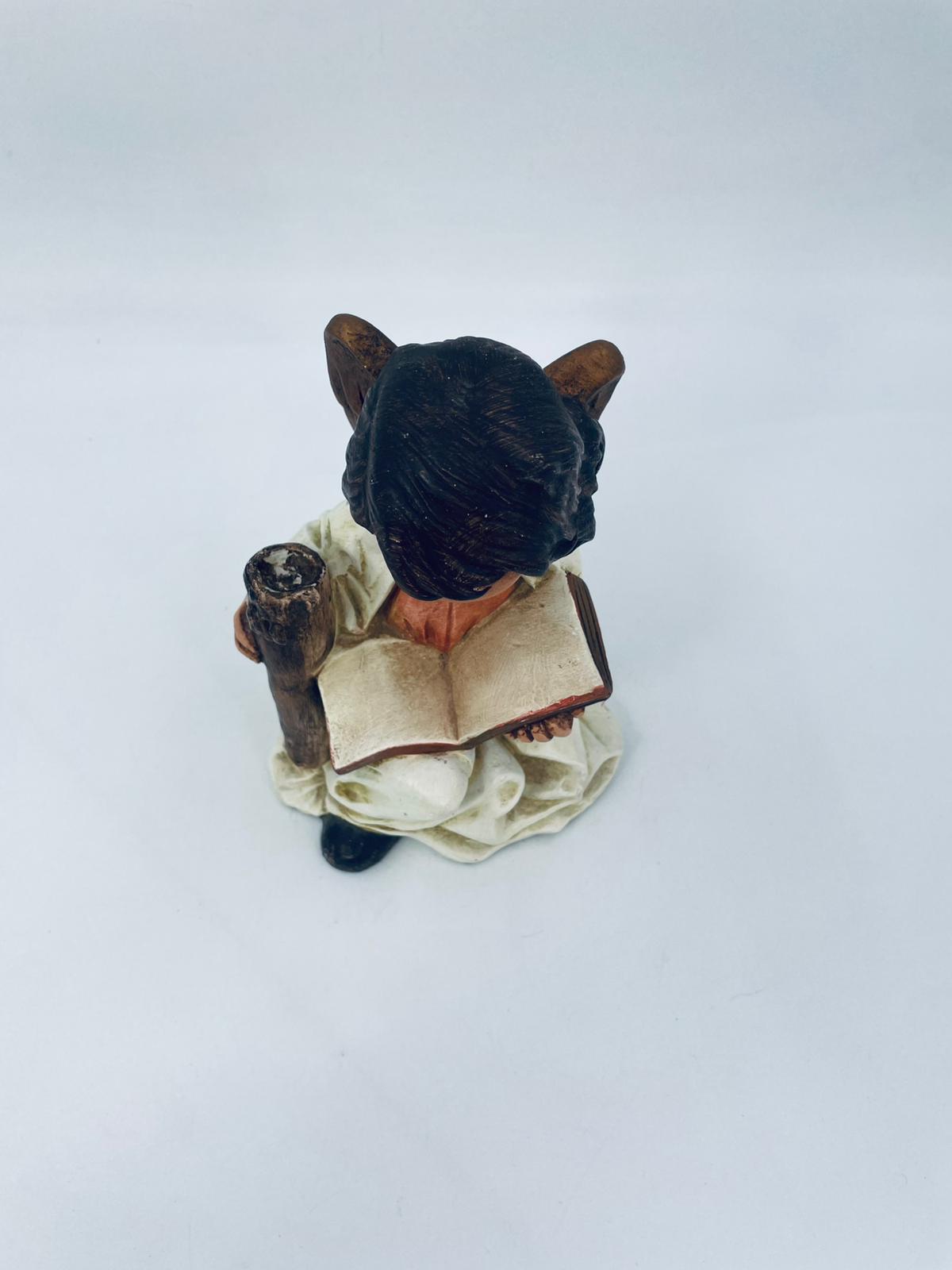 Zabytkowa figurka kolekcjonerska, świecznik Achatit - obrazek 7