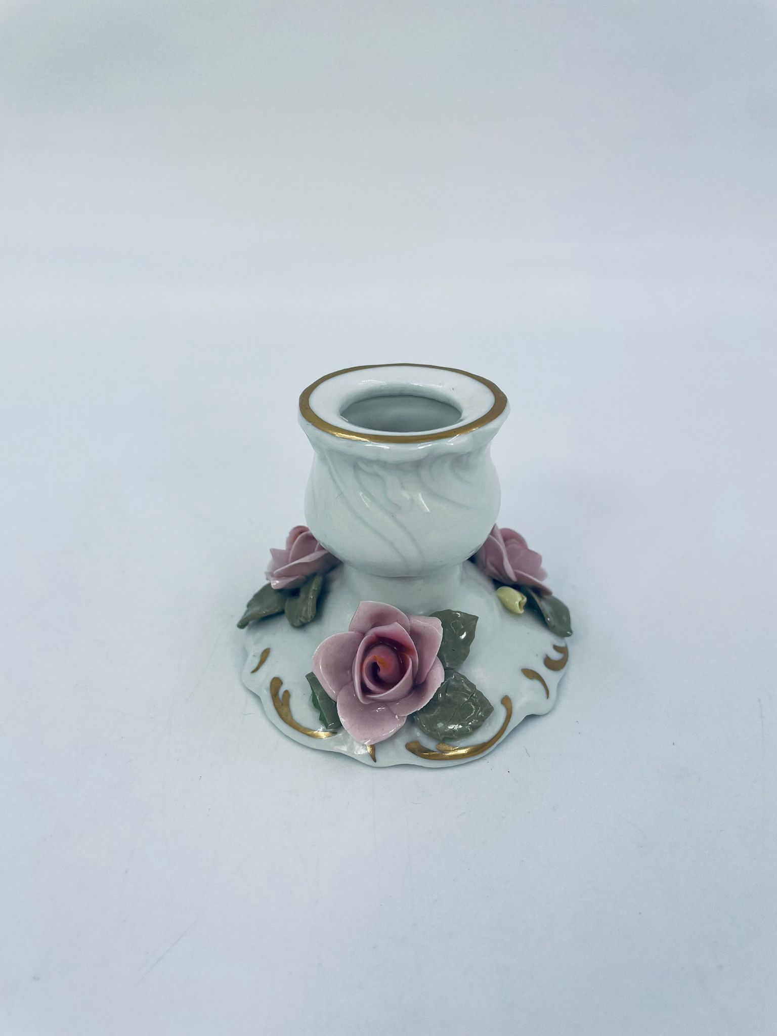 Świeczniki porcelanowe Vintage Dresden - Image 4