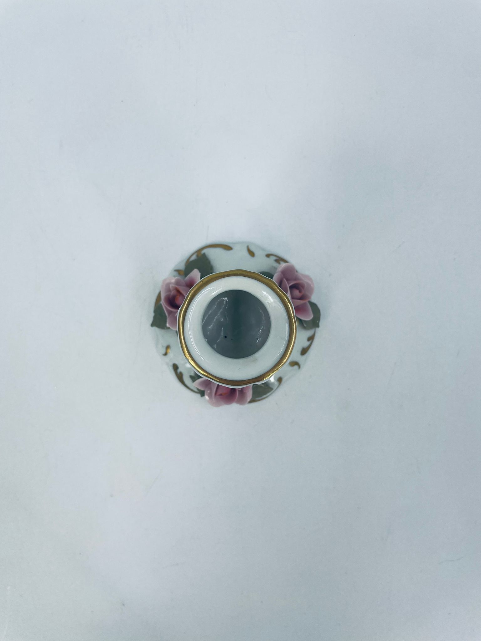 Świeczniki porcelanowe Vintage Dresden - Image 6