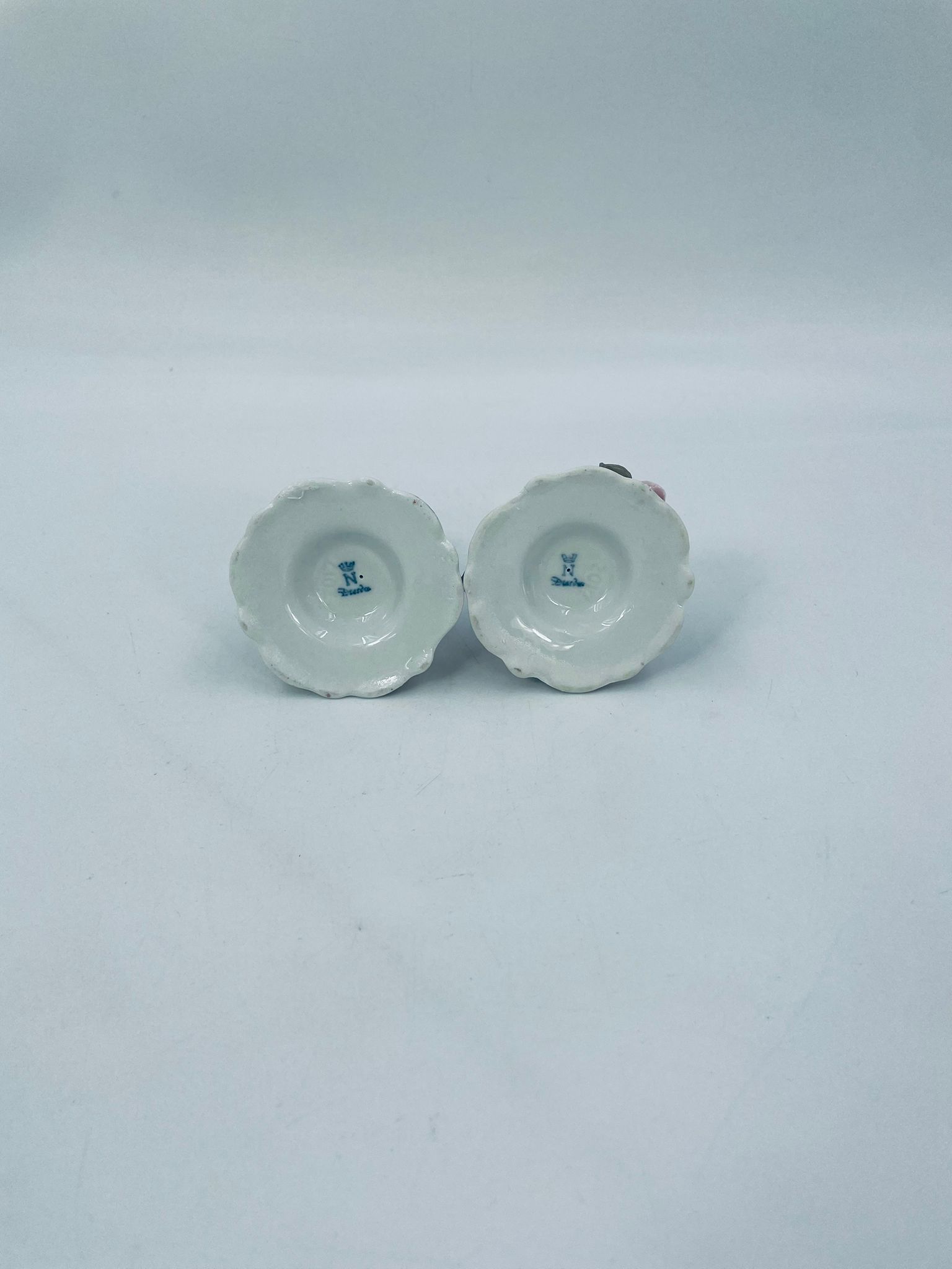 Świeczniki porcelanowe Vintage Dresden - Image 7