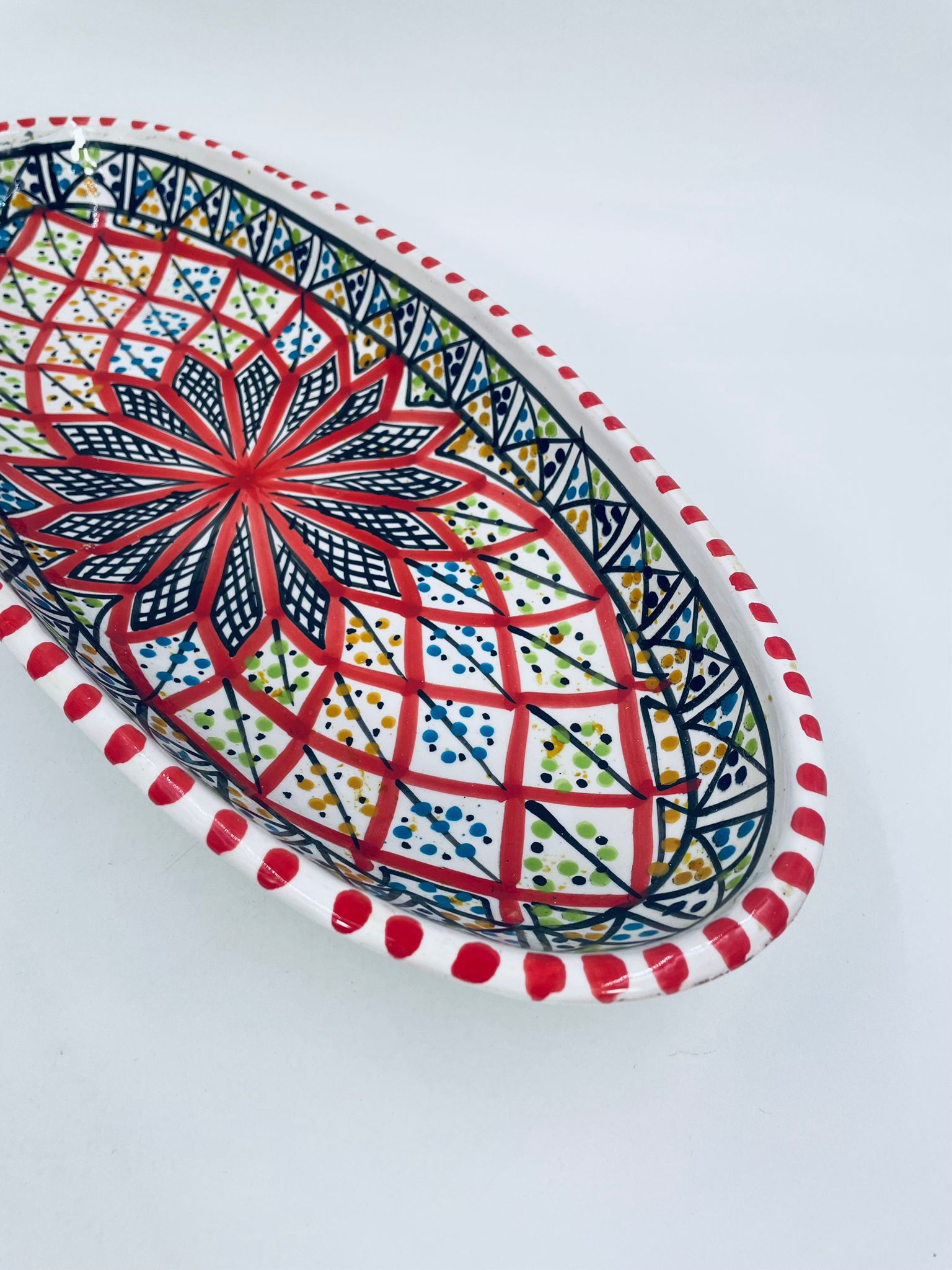 Półmisek dekoracyjny Tunezyjski Vintage - Image 5