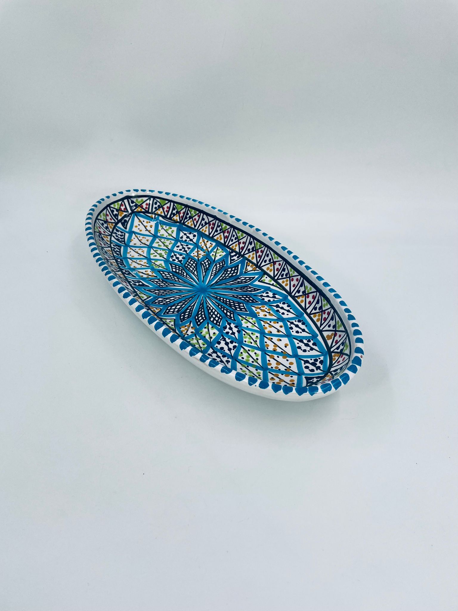 Decorative platter Tunisian Vintage