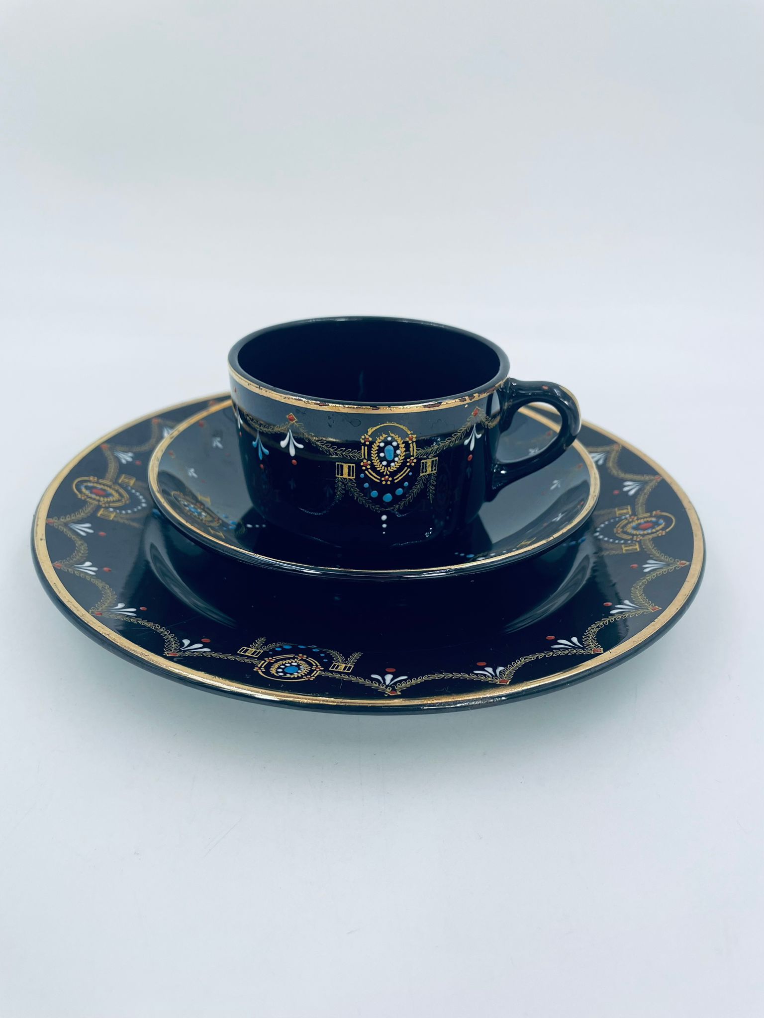 Zestaw śniadaniowy Filiżanka kolekcjonerska porcelanowa Vintage - Image 4