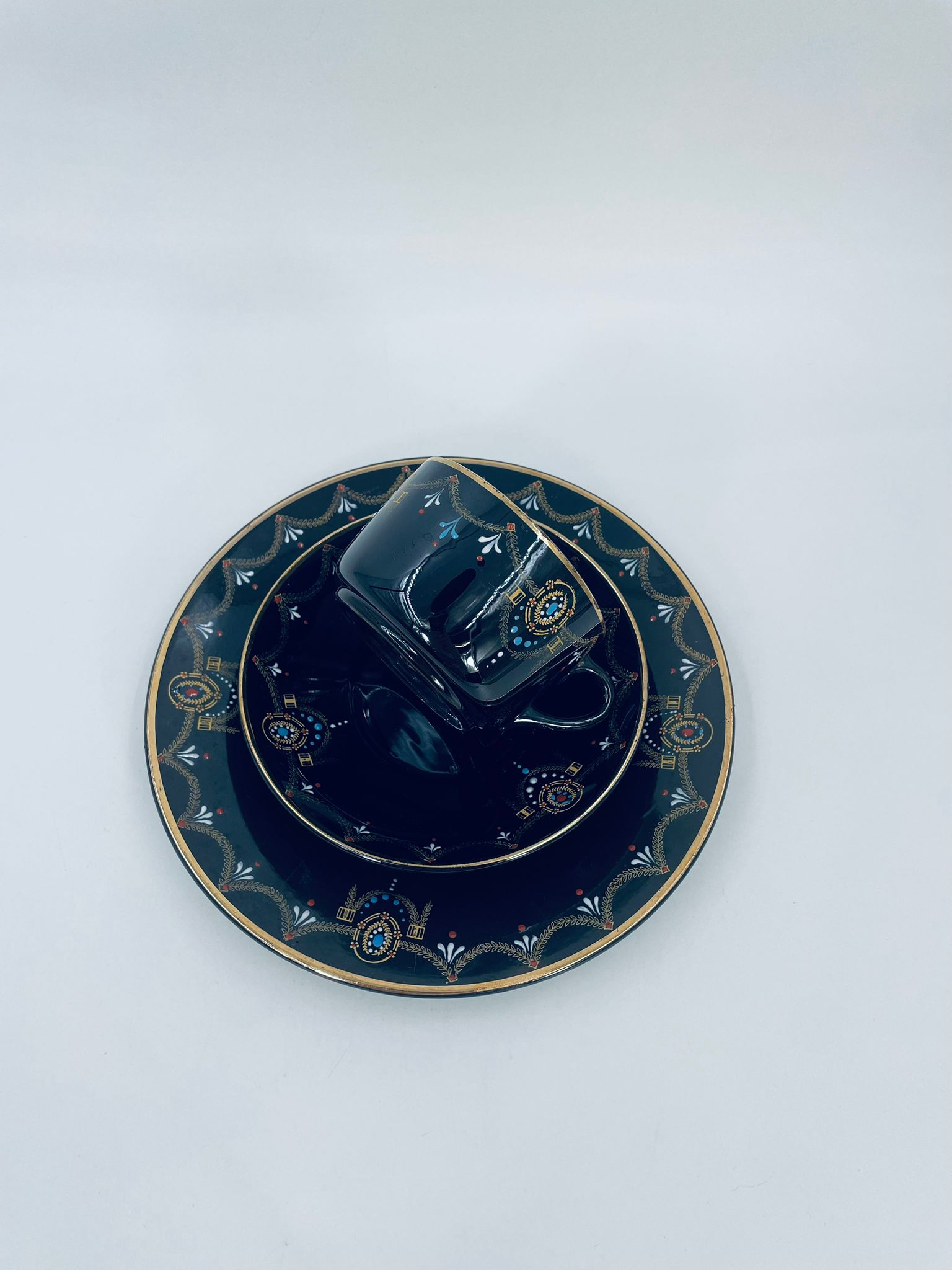 Zestaw śniadaniowy Filiżanka kolekcjonerska porcelanowa Vintage - Image 7