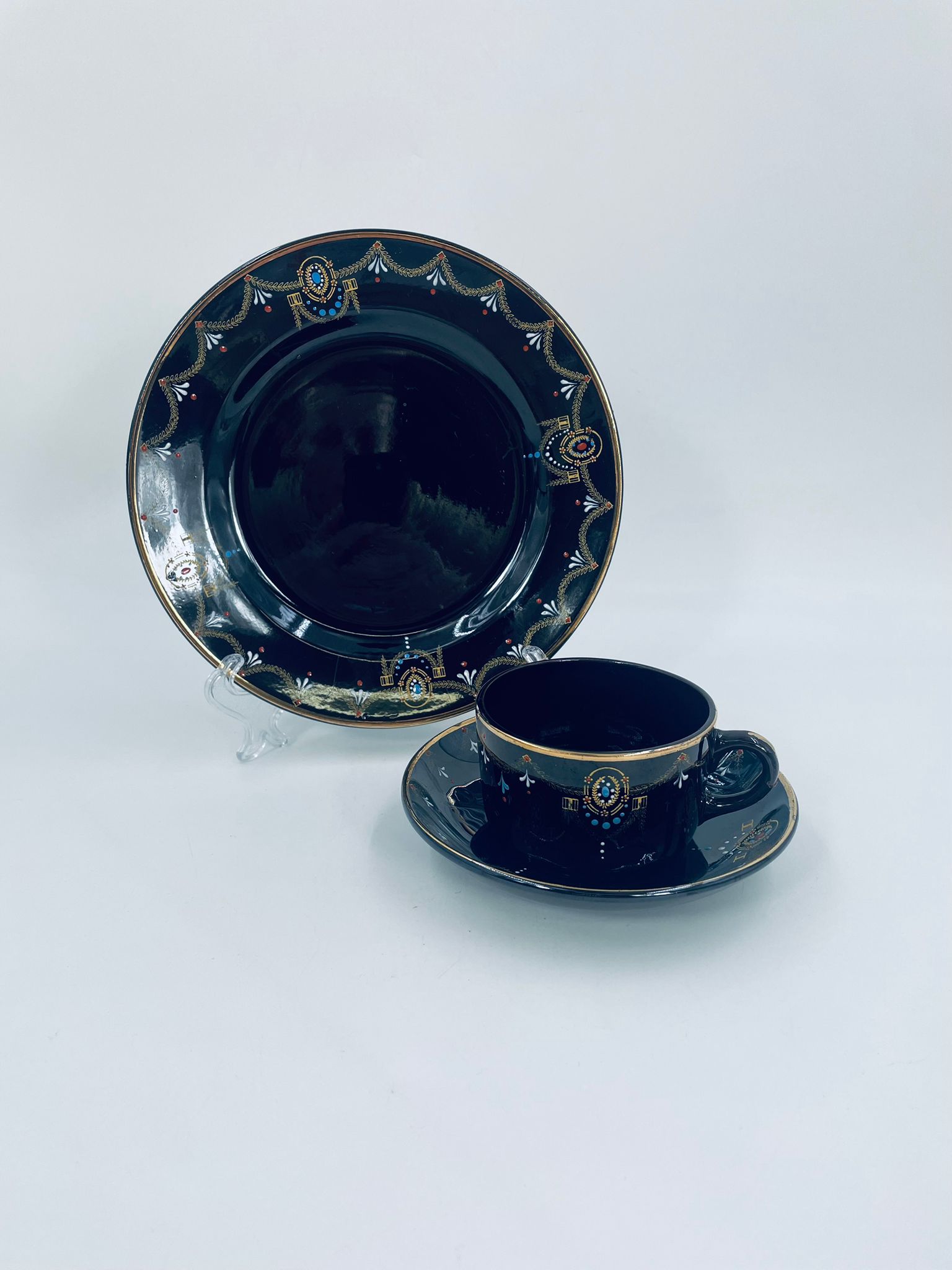 Zestaw śniadaniowy Filiżanka kolekcjonerska porcelanowa Vintage - Image 12