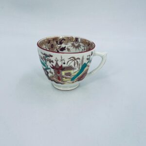 Antique Sarreguemines collector's cup