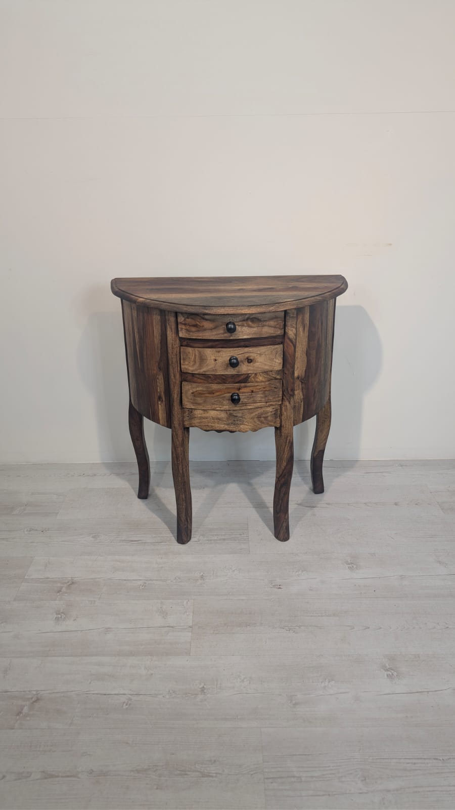 Stolik, konsola z litego drewna palisandrowego z szufladami - Image 12