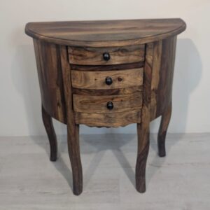 Side table, console table made of solid rosewood with drawers