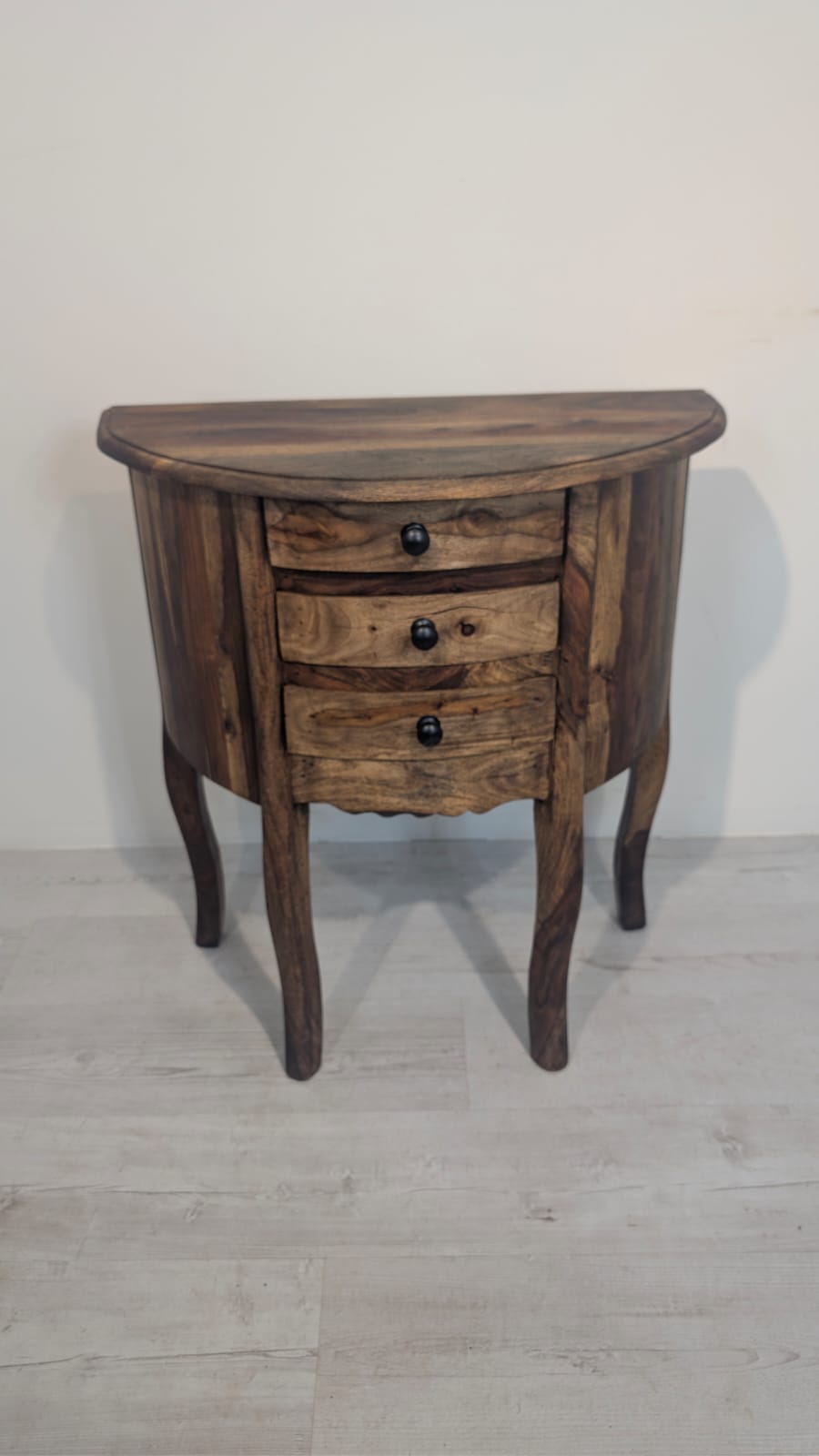 Side table, console table made of solid rosewood with drawers