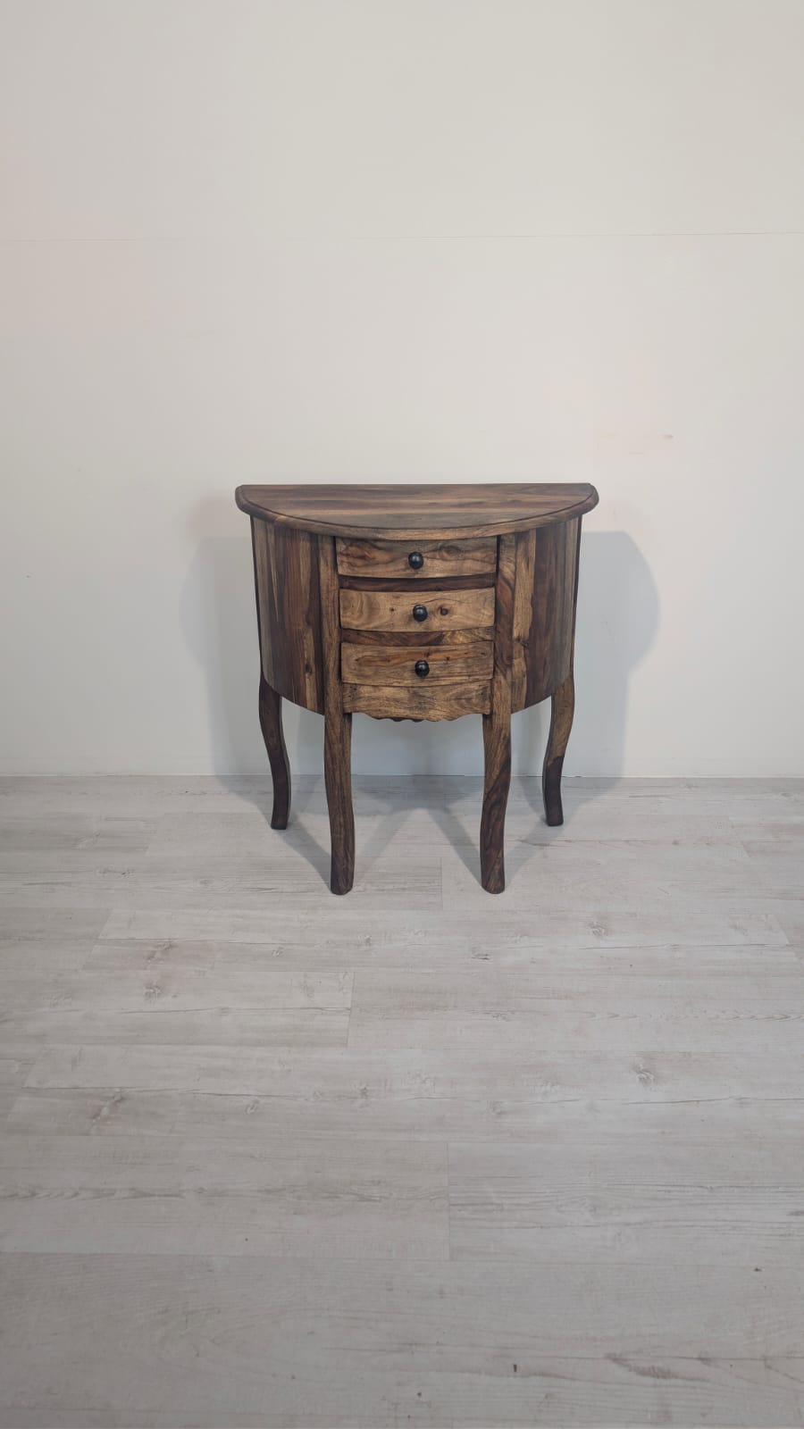 Stolik, konsola z litego drewna palisandrowego z szufladami - Image 2