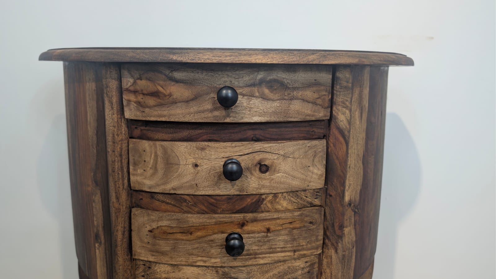 Stolik, konsola z litego drewna palisandrowego z szufladami - Image 4