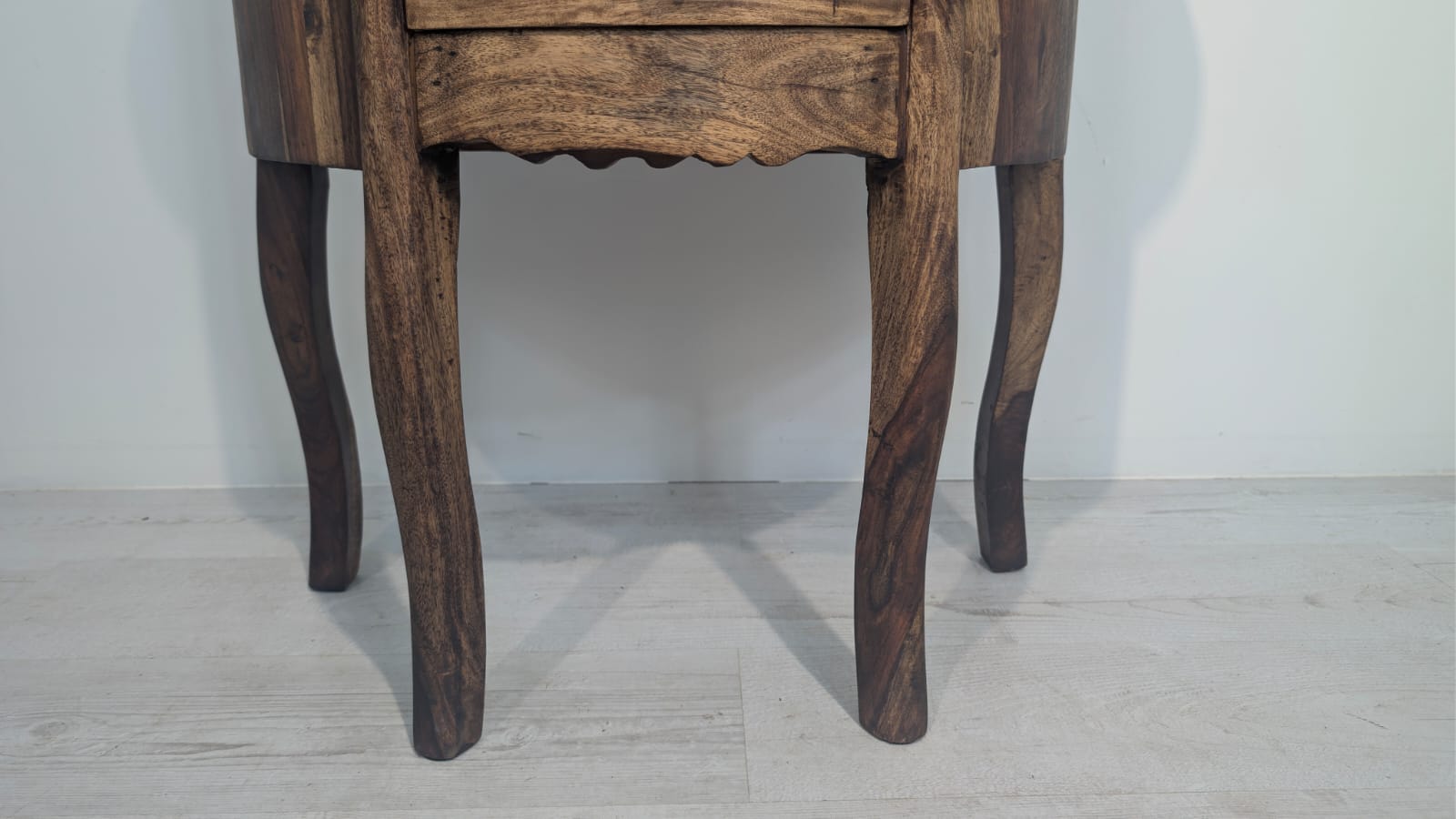 Stolik, konsola z litego drewna palisandrowego z szufladami - Image 5