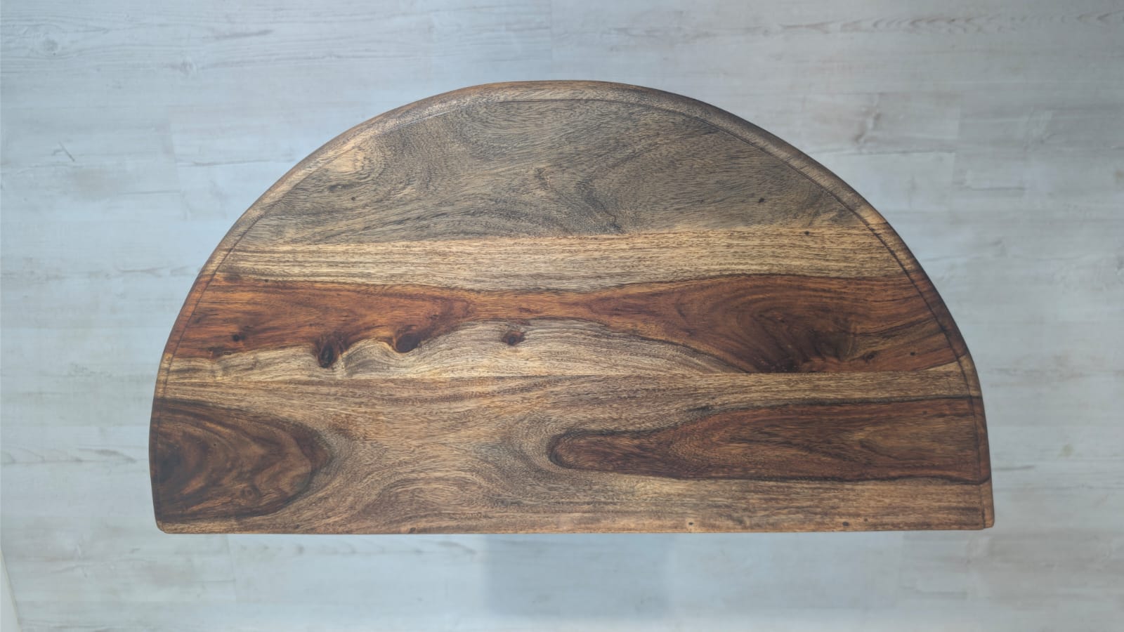 Stolik, konsola z litego drewna palisandrowego z szufladami - Image 6