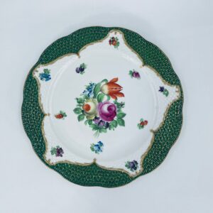 Talerz dekoracyjny płaski porcelanowy Herend