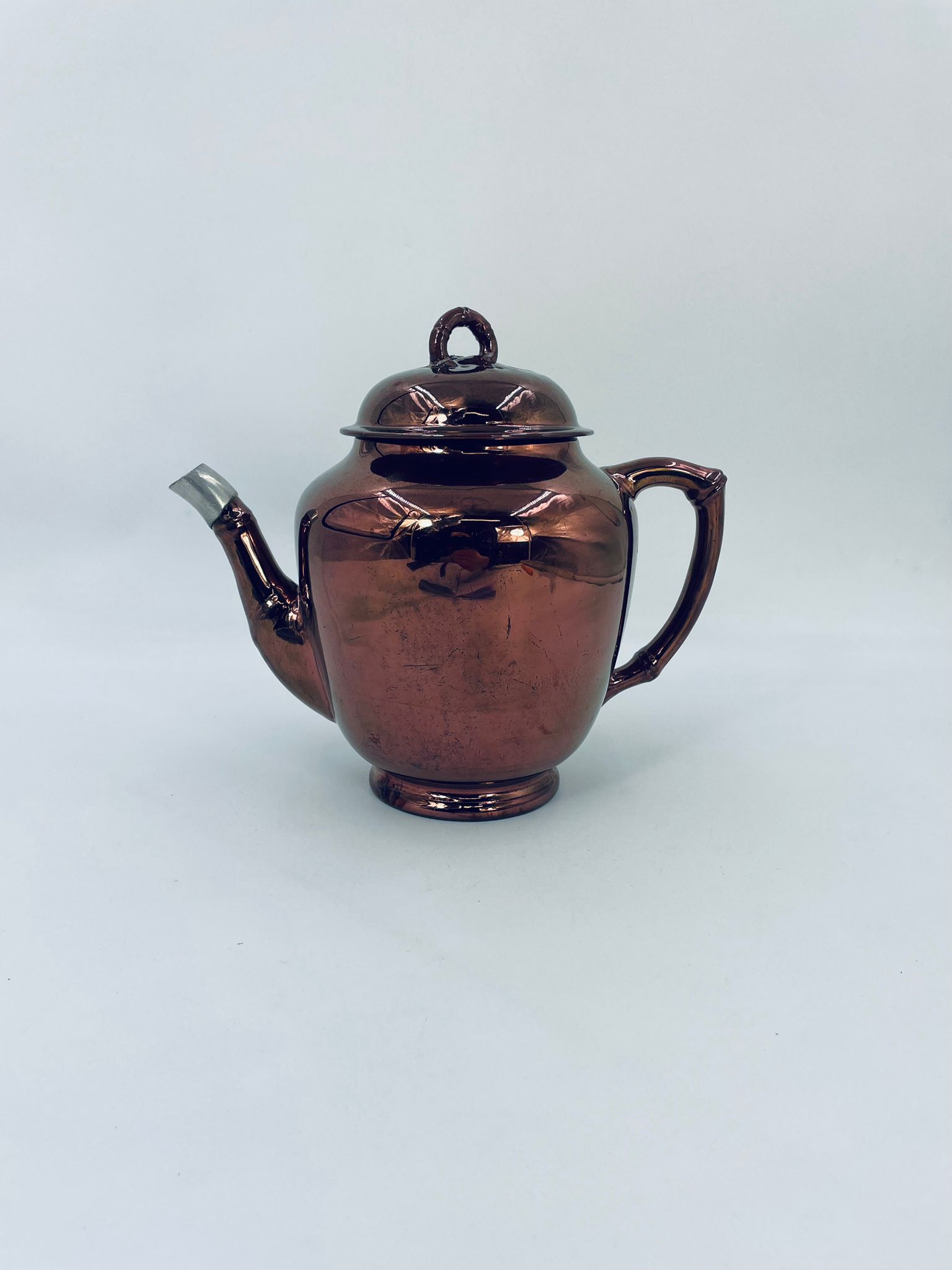 Zabytkowy dzbanek ceramiczny Sarreguemines - obrazek 3