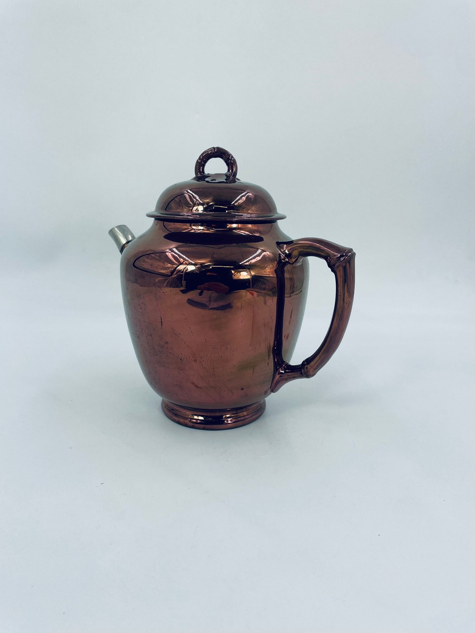 Zabytkowy dzbanek ceramiczny Sarreguemines - obrazek 4