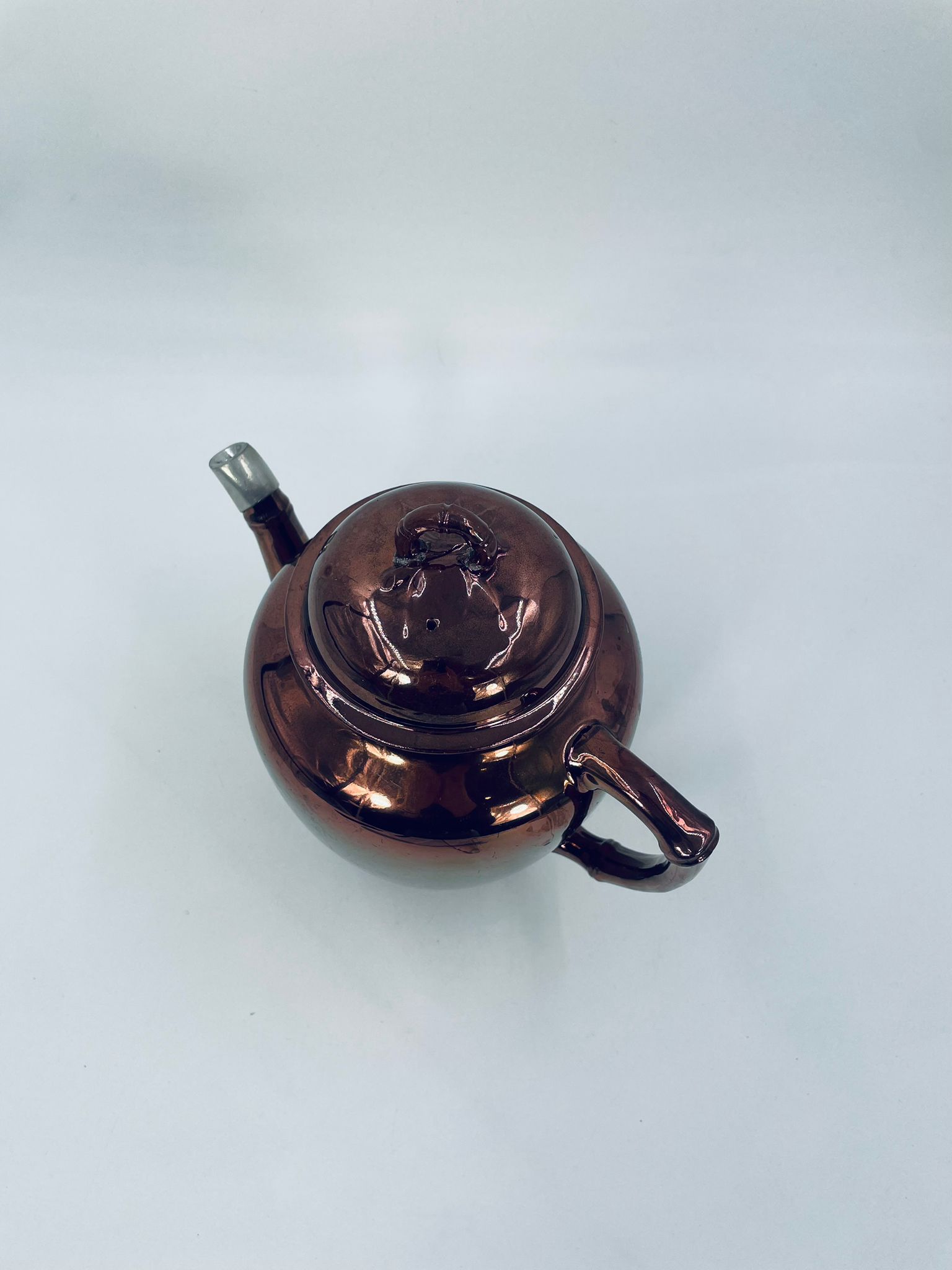 Zabytkowy dzbanek ceramiczny Sarreguemines - obrazek 6