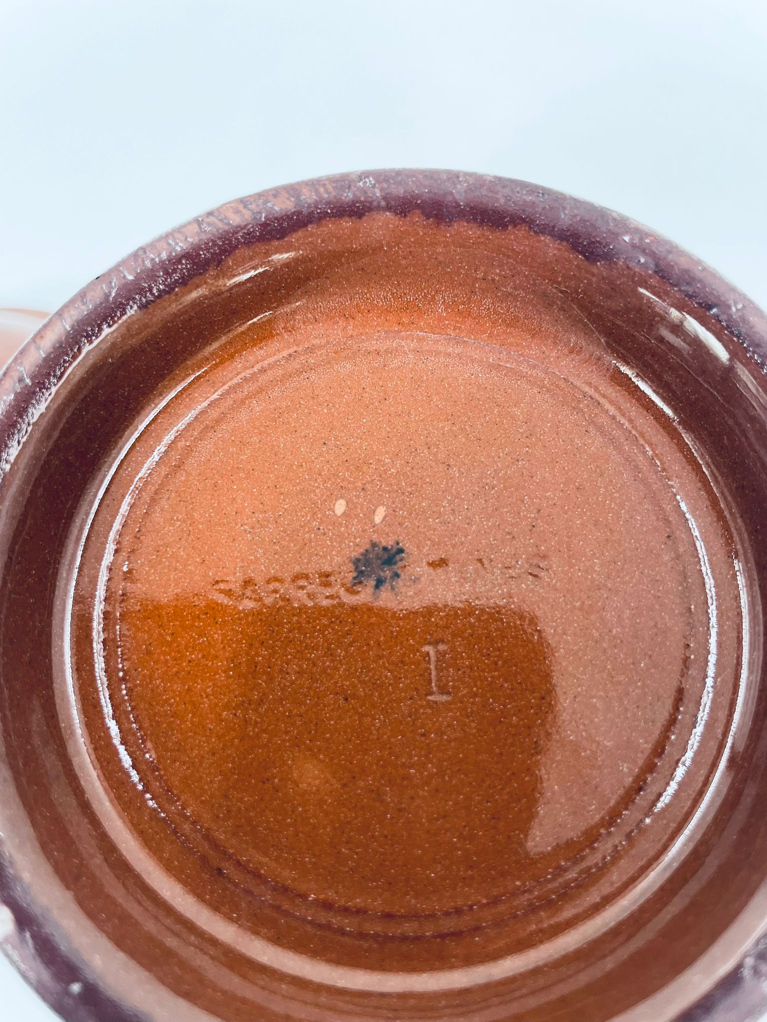 Zabytkowy dzbanek ceramiczny Sarreguemines - obrazek 12