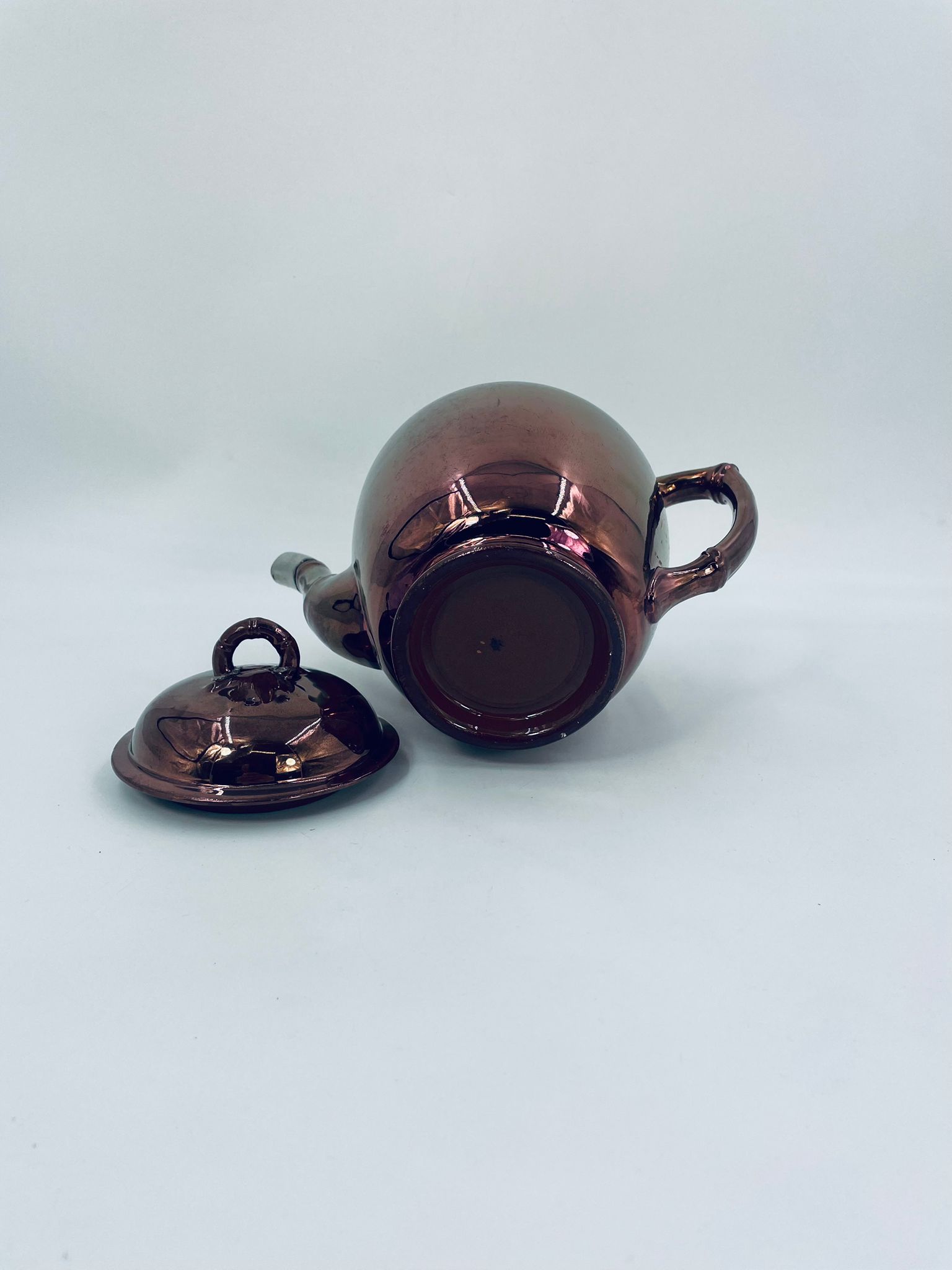 Zabytkowy dzbanek ceramiczny Sarreguemines - obrazek 13