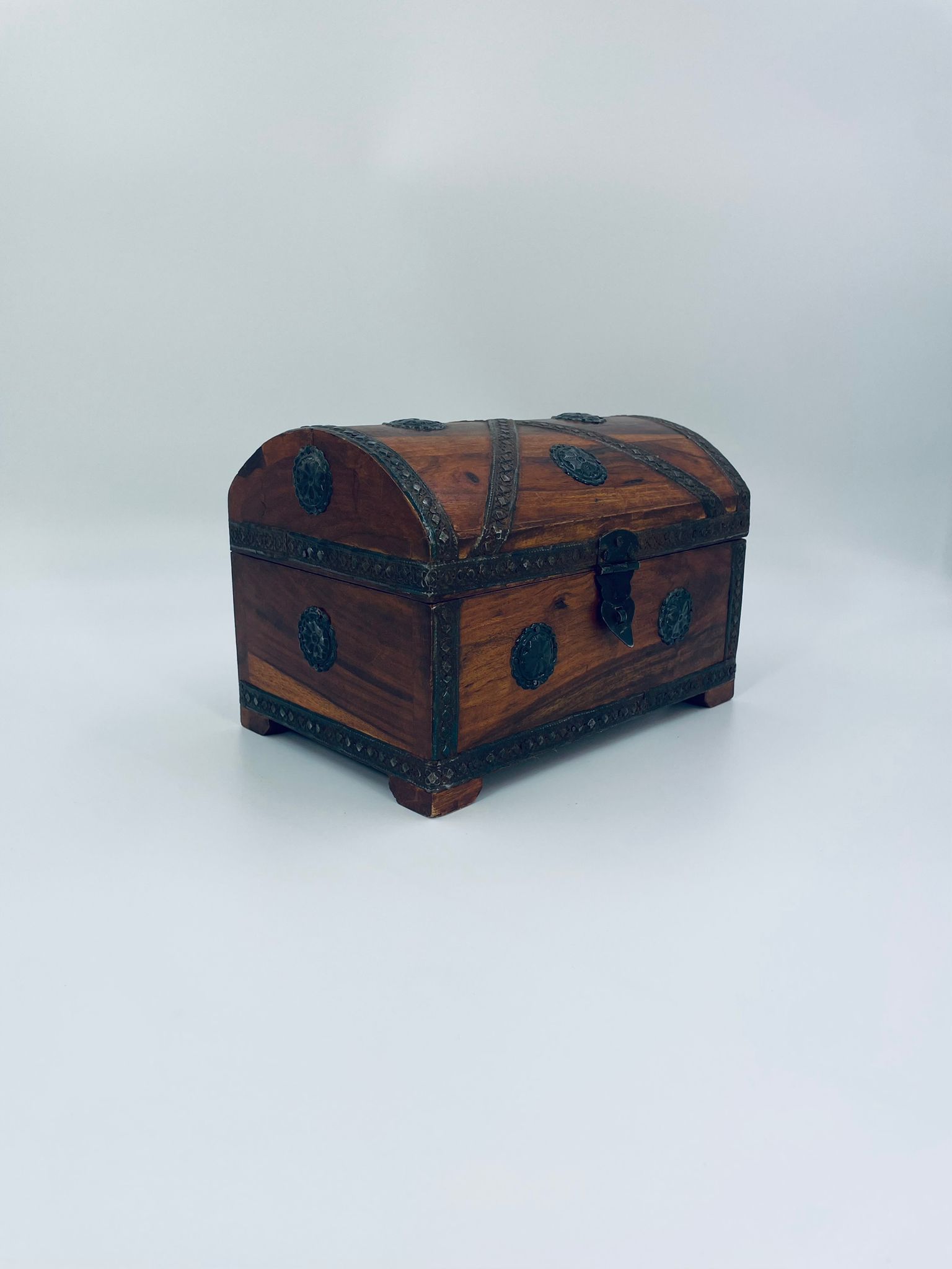 Rustykalna Szkatułka, Skrzynia Piracka Antyczna - obrazek 4