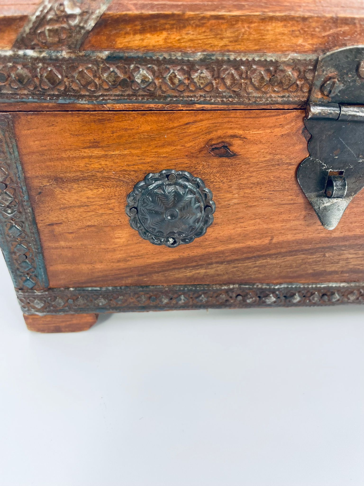 Rustykalna Szkatułka, Skrzynia Piracka Antyczna - obrazek 8