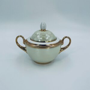Antique sugar bowl Valaska Bela Kristal Slovakia