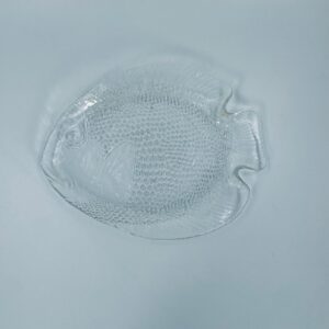 Platter, glass platter fish Arcoroc