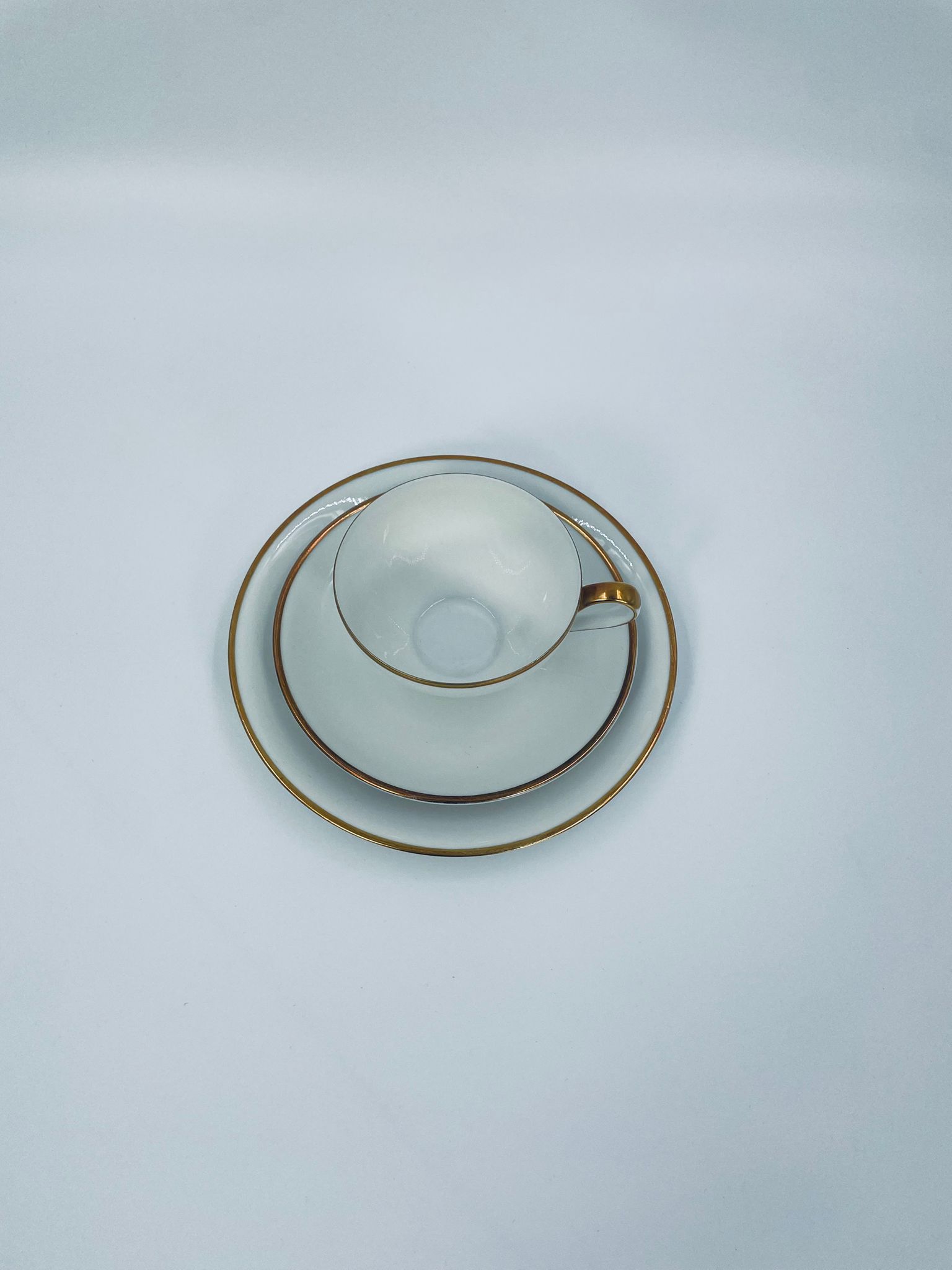 Zestaw śniadaniowy Filiżanka kolekcjonerska porcelanowa KPM Krister - Image 4