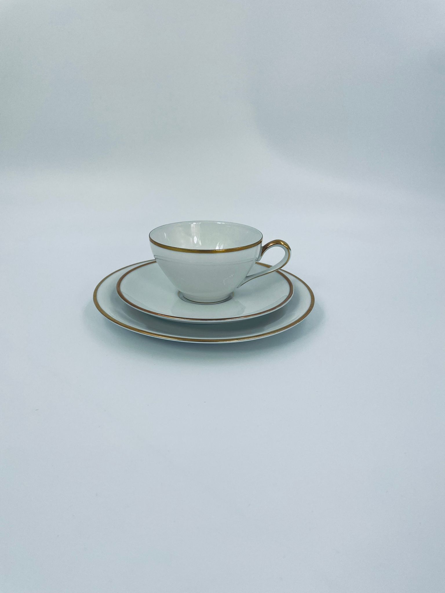 Zestaw śniadaniowy Filiżanka kolekcjonerska porcelanowa KPM Krister - Image 7