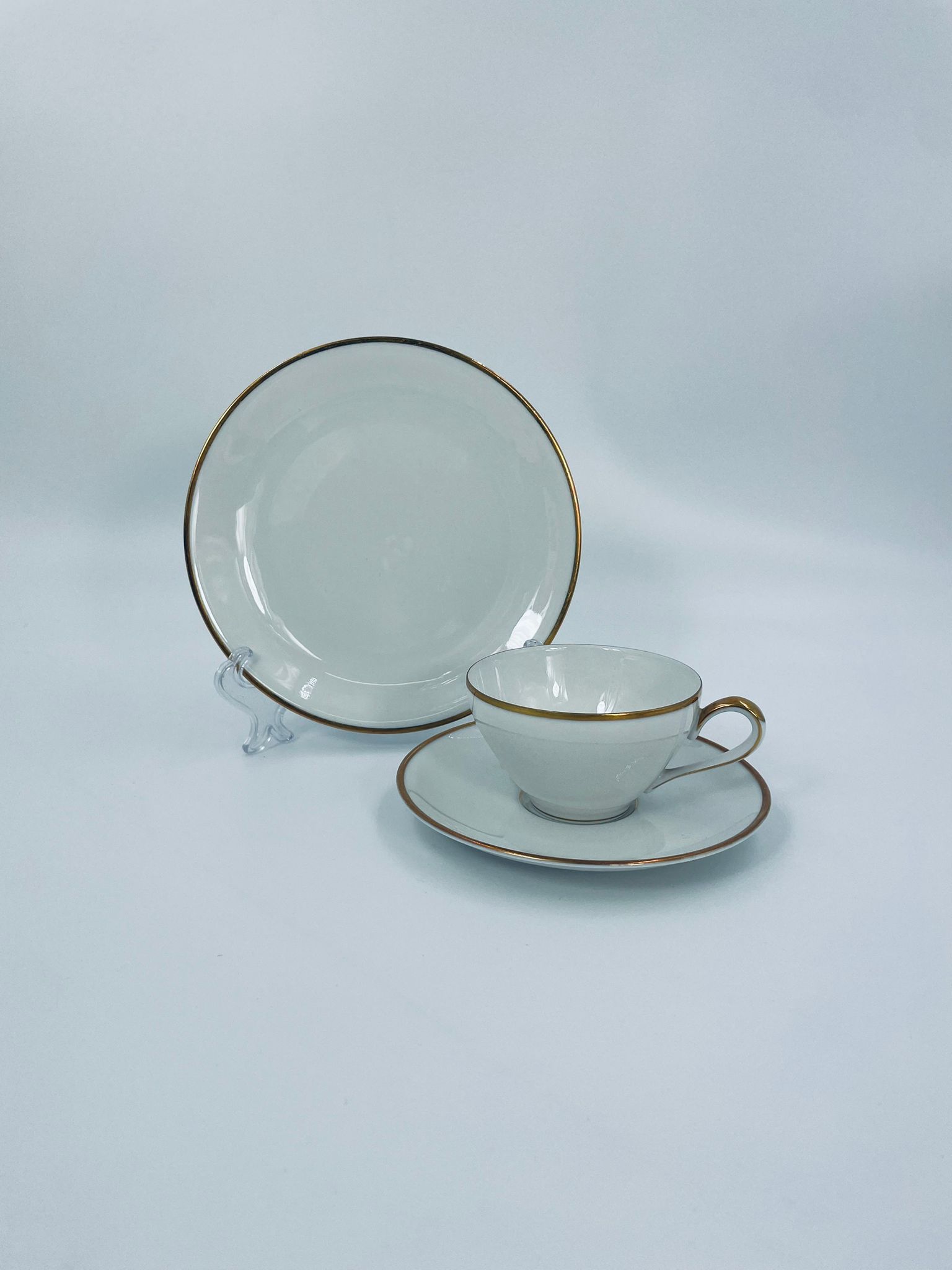 Zestaw śniadaniowy Filiżanka kolekcjonerska porcelanowa KPM Krister - Image 8