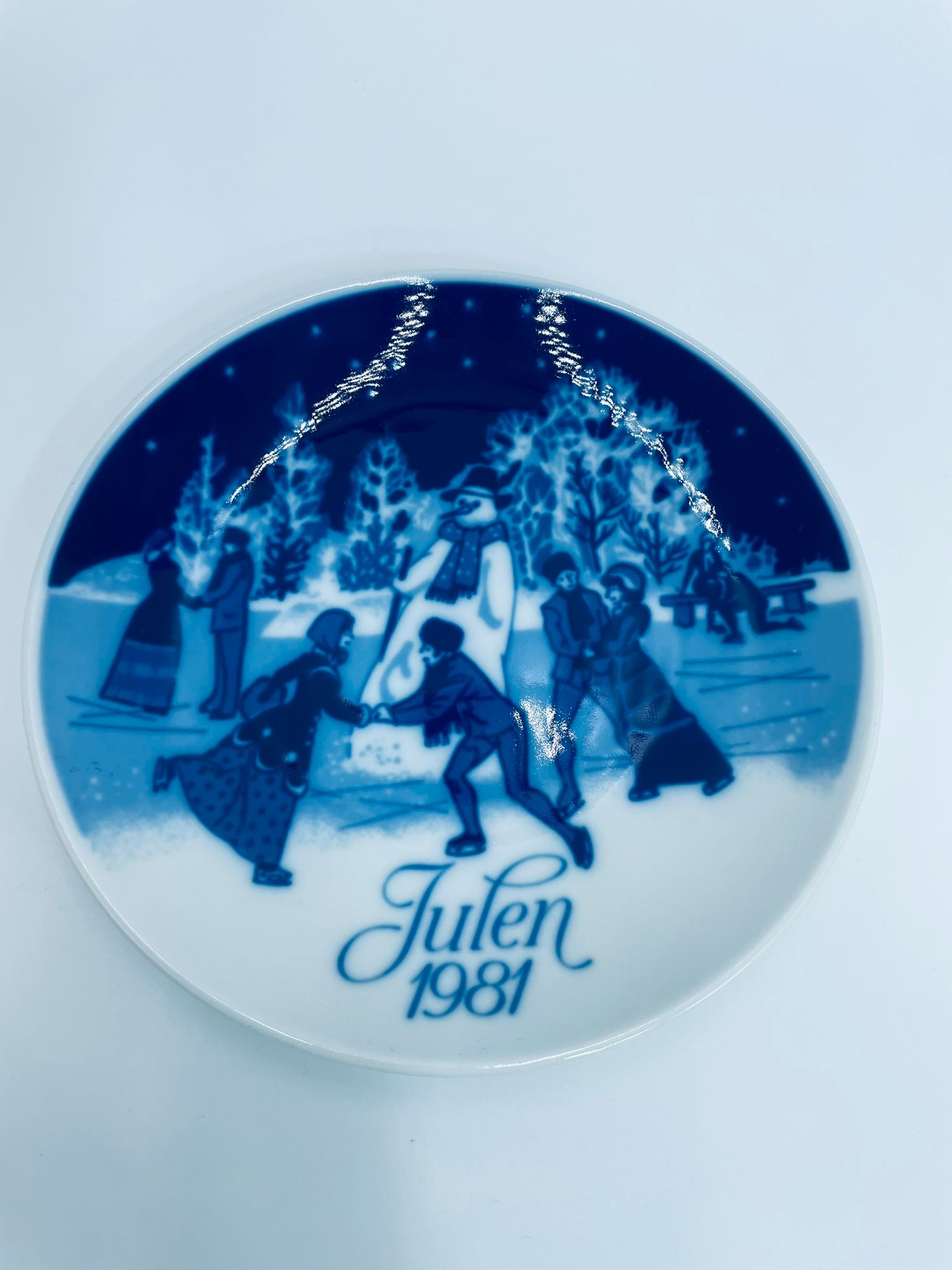 Talerz dekoracyjny Porsgrund 1981r.