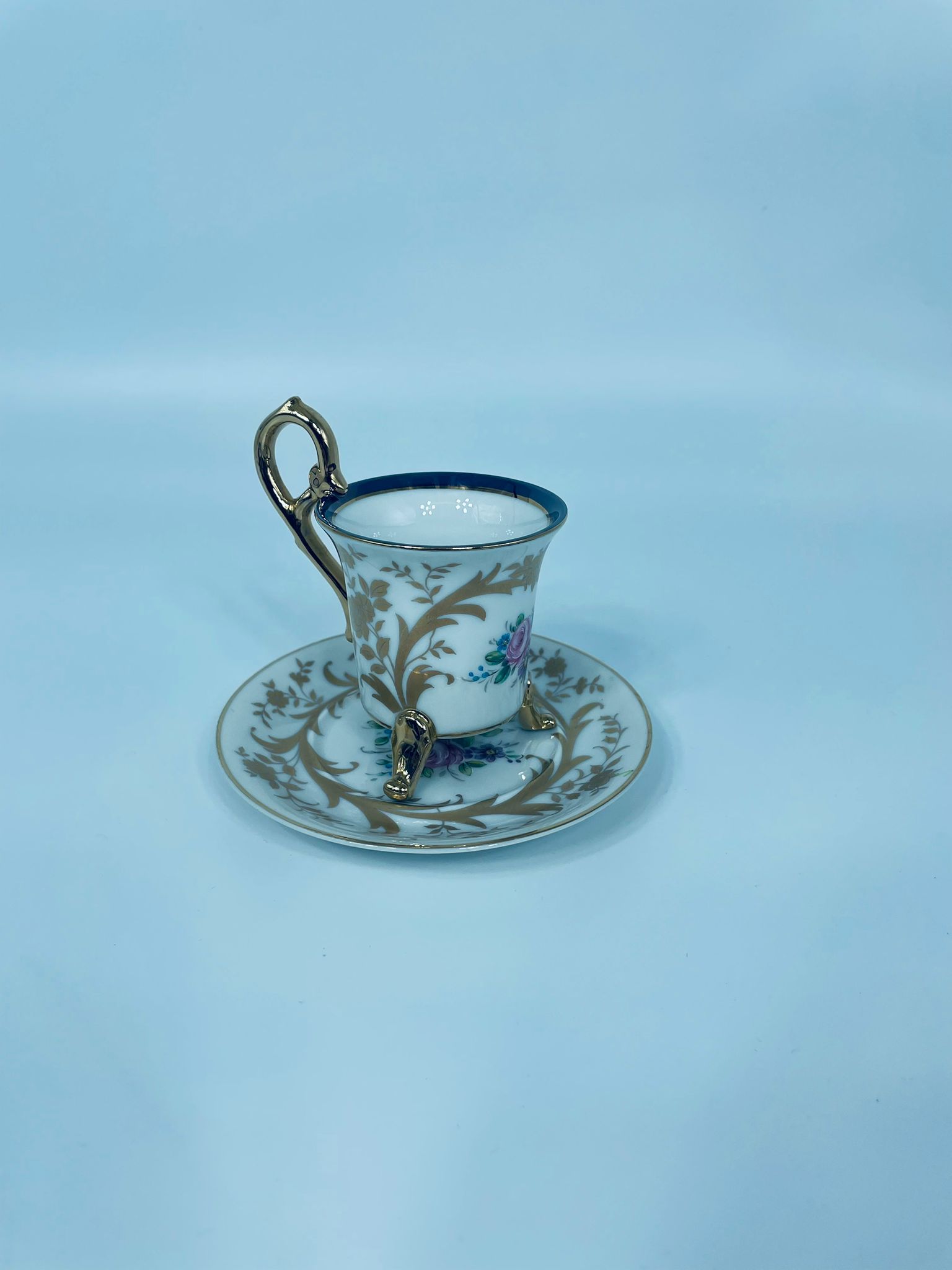 Zestaw śniadaniowy Filiżanka kolekcjonerska Ohaishi China 1932r. - obrazek 5