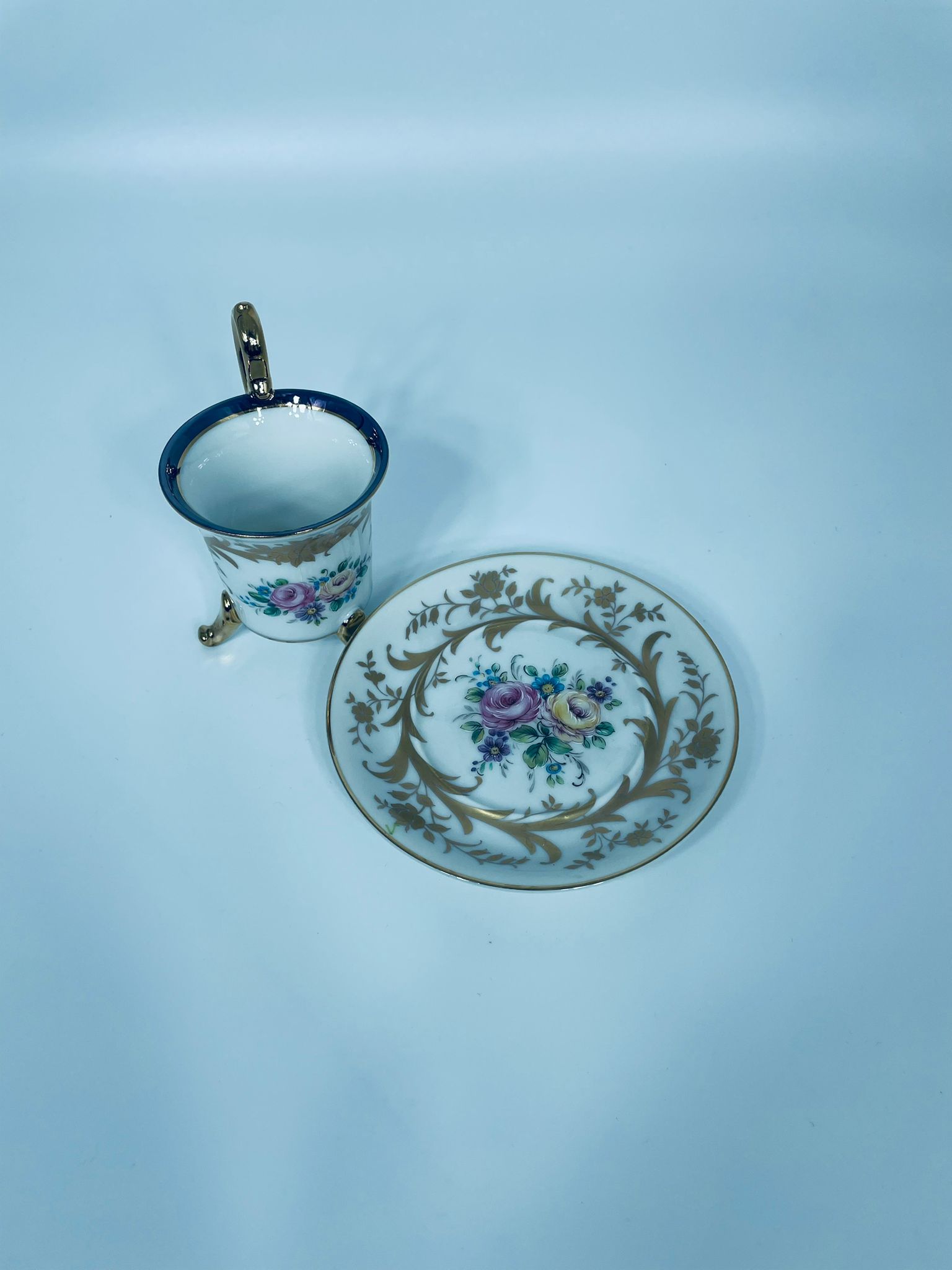 Zestaw śniadaniowy Filiżanka kolekcjonerska Ohaishi China 1932r. - obrazek 10