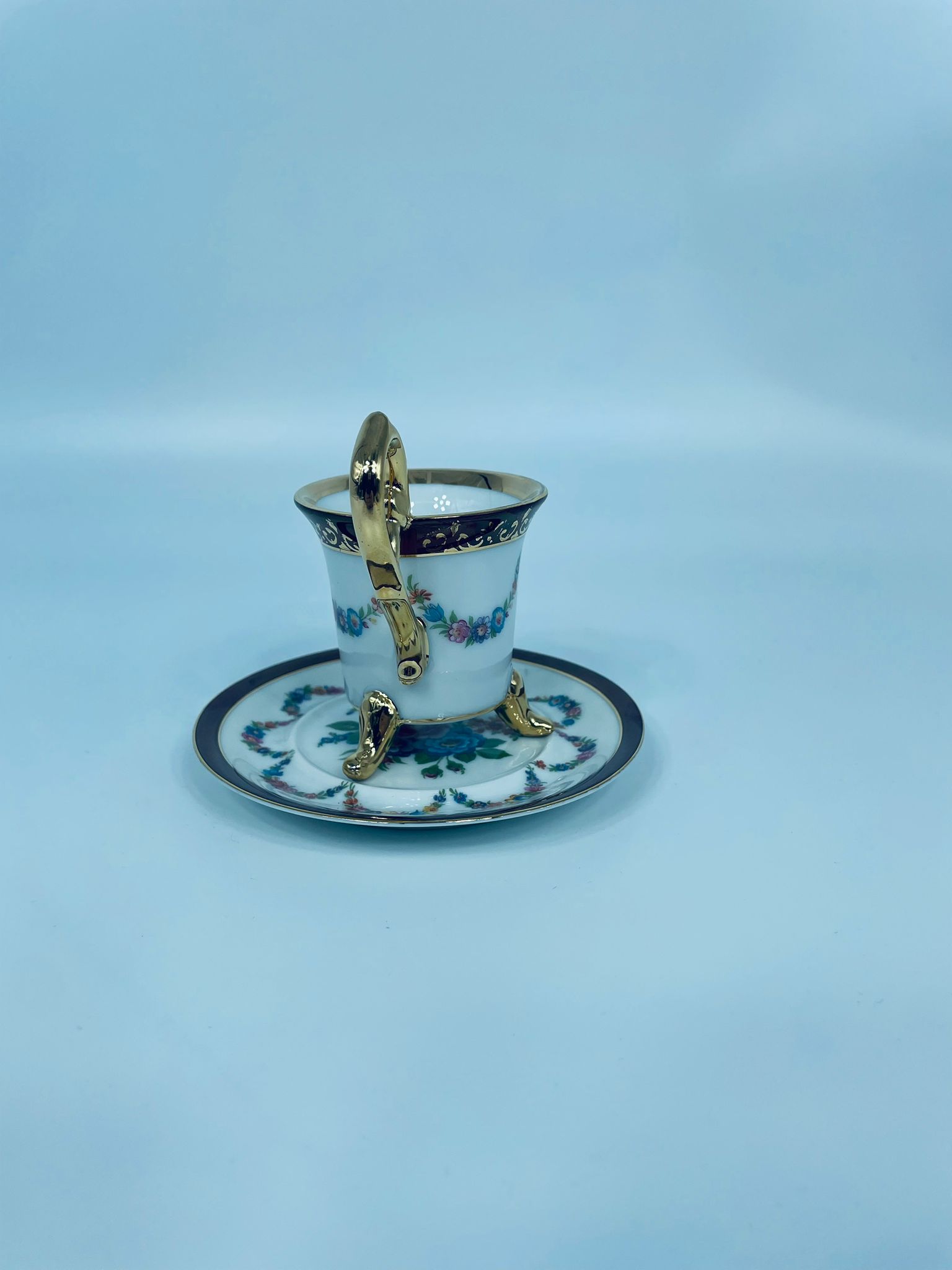 Zestaw śniadaniowy Filiżanka kolekcjonerska porcelanowa Ohaishi China - obrazek 4