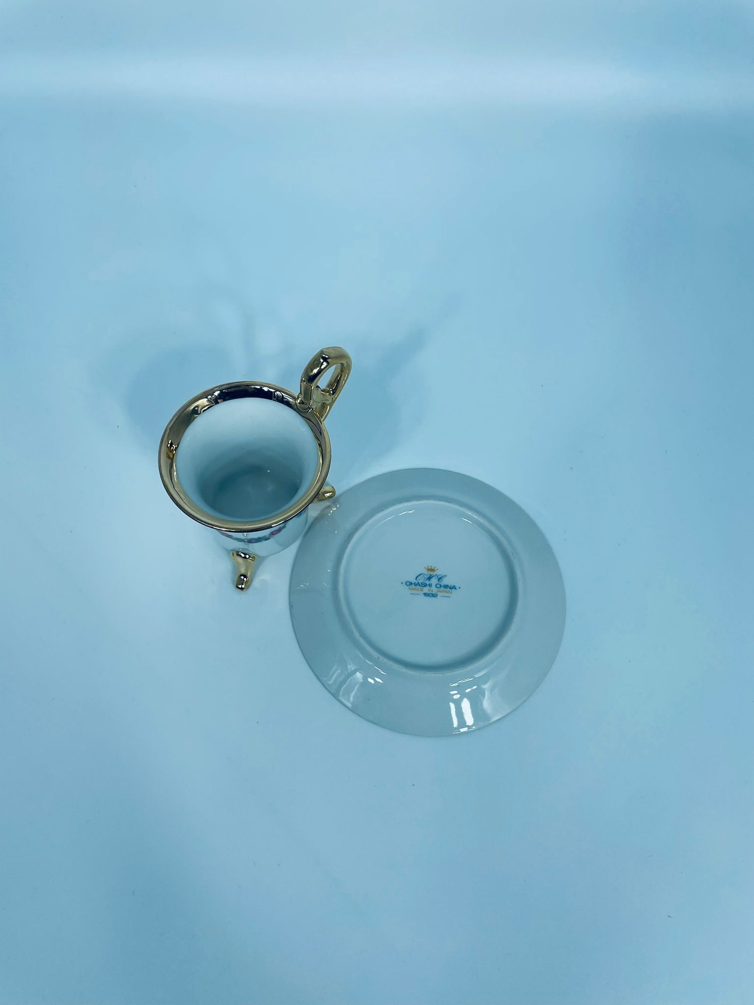 Zestaw śniadaniowy Filiżanka kolekcjonerska porcelanowa Ohaishi China - obrazek 10