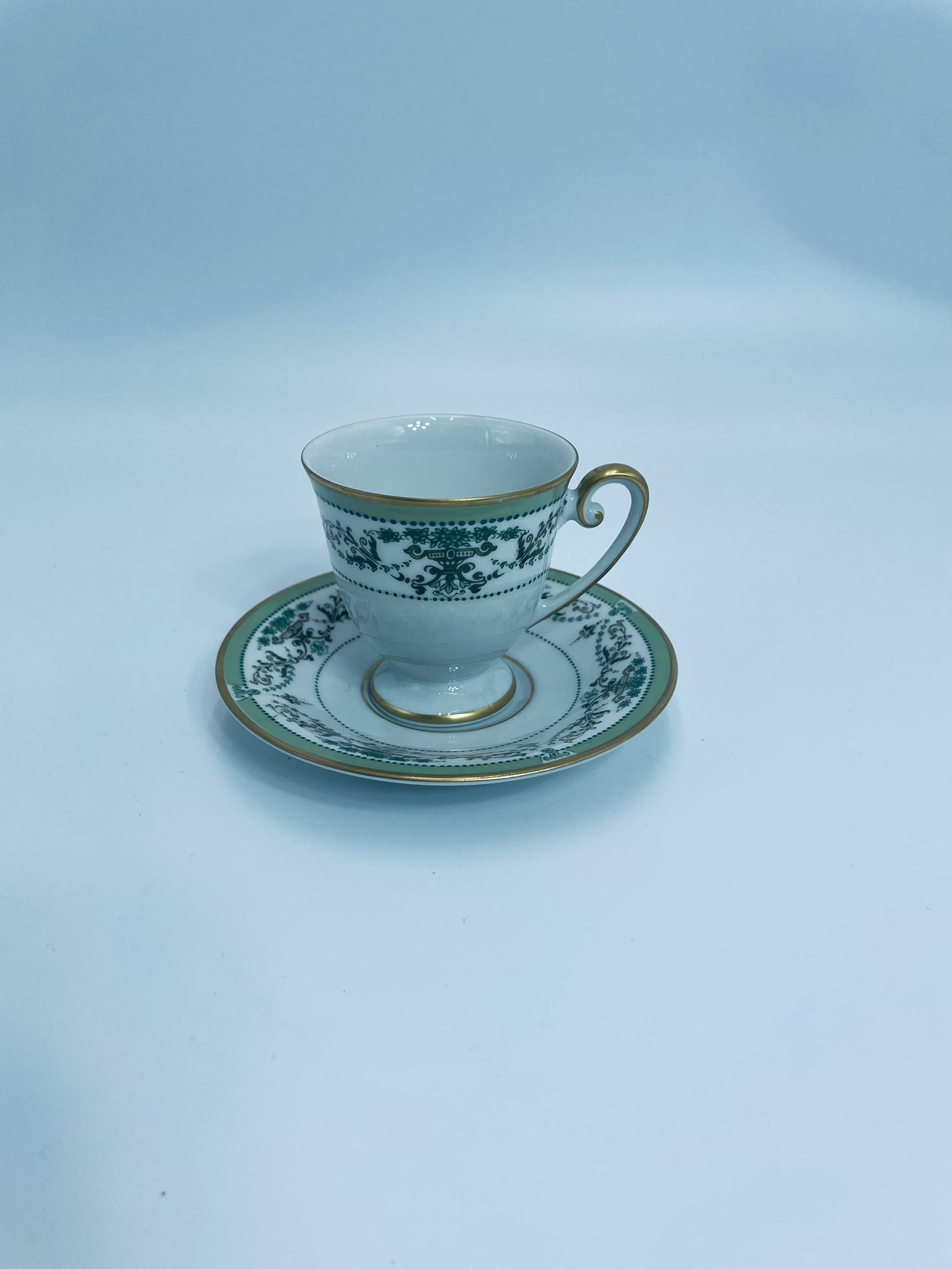 Zestaw śniadaniowy Filiżanka kolekcjonerska porcelanowa Tirschenreuth Florenz