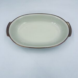 Deep oval platter ecru Kahla