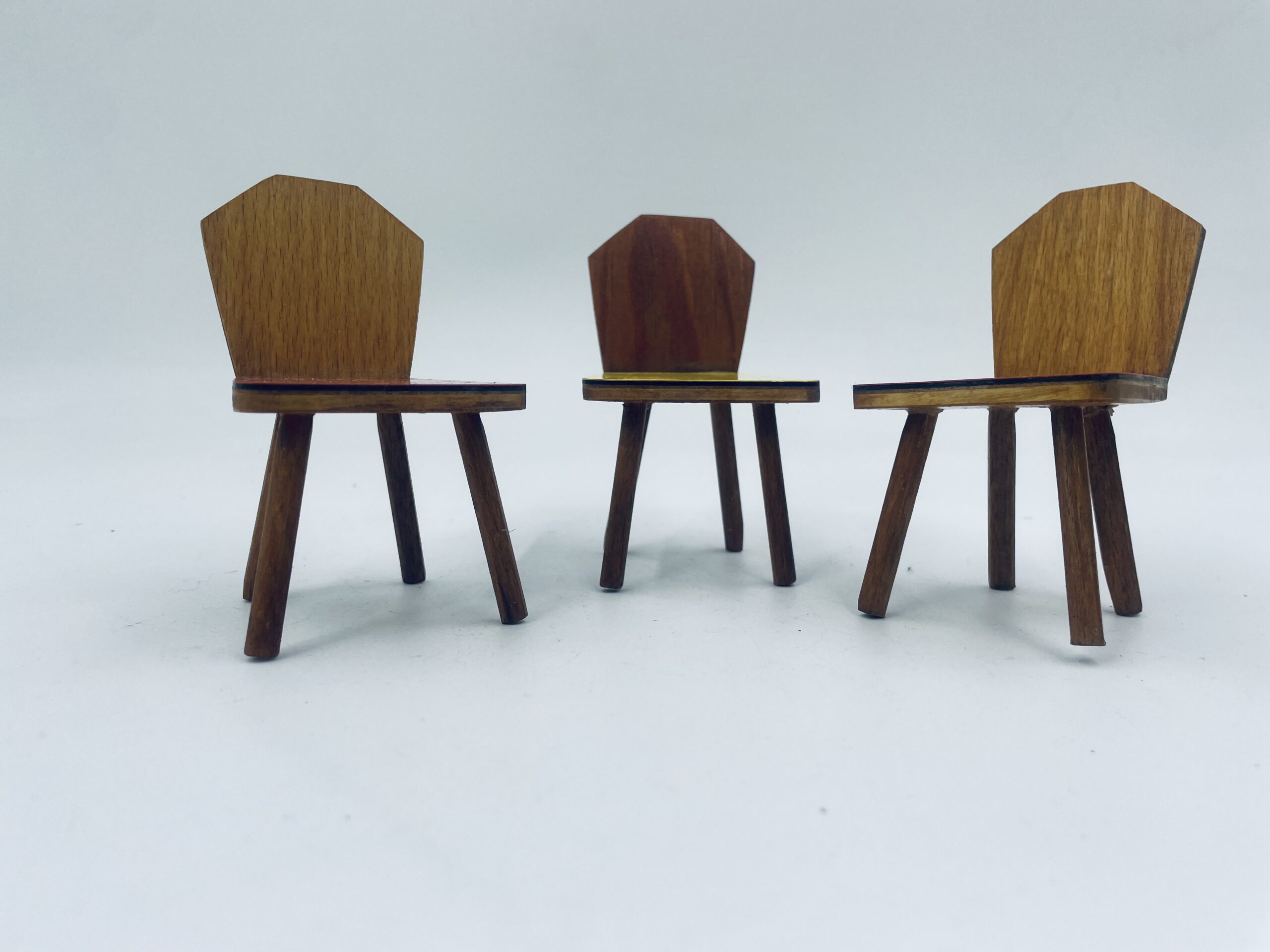 Stolik z krzesłami dla lalek vintage - Image 3