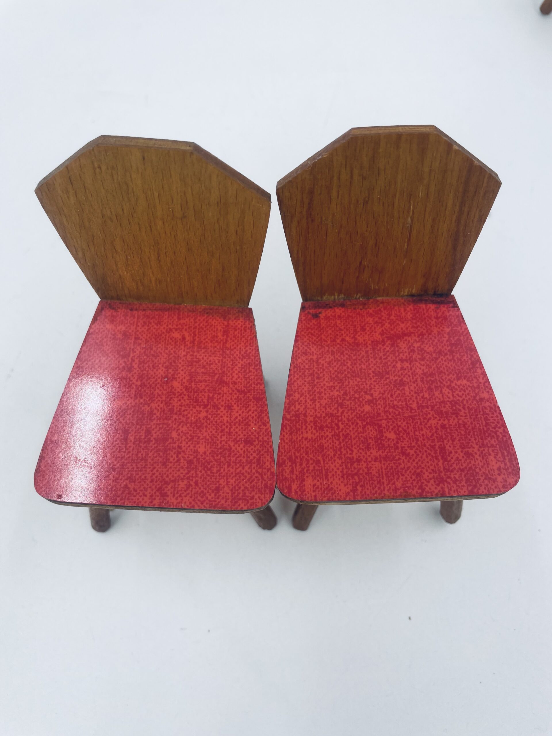 Stolik z krzesłami dla lalek vintage - Image 4