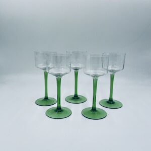 Glass on a green leg from the communist era