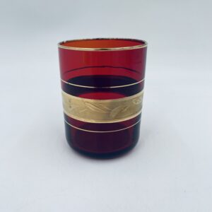 Red mason glass glass Italy