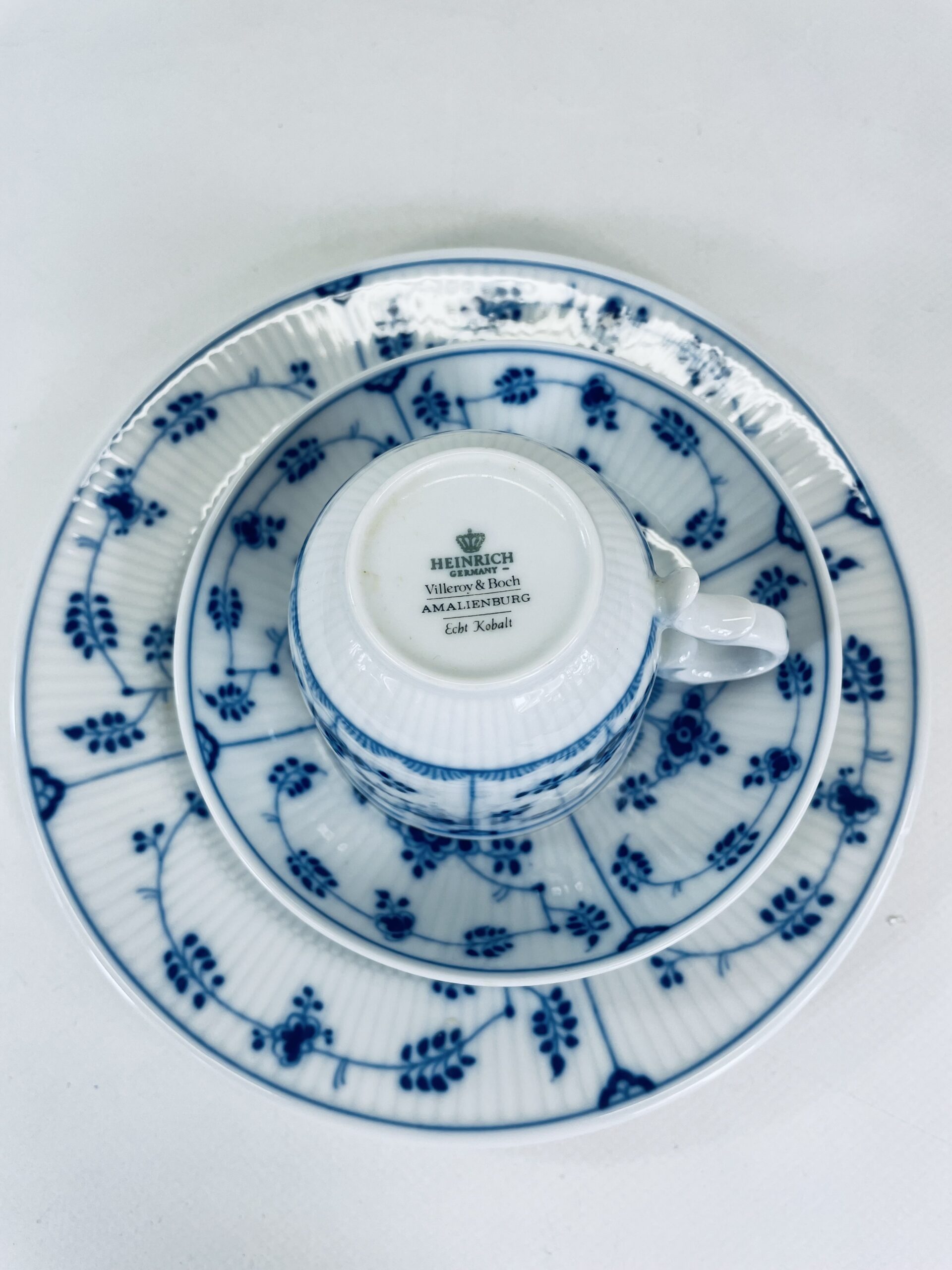 Zestaw śniadaniowy Villeroy &Boch Amaliemburg Kobaltowy - Image 14